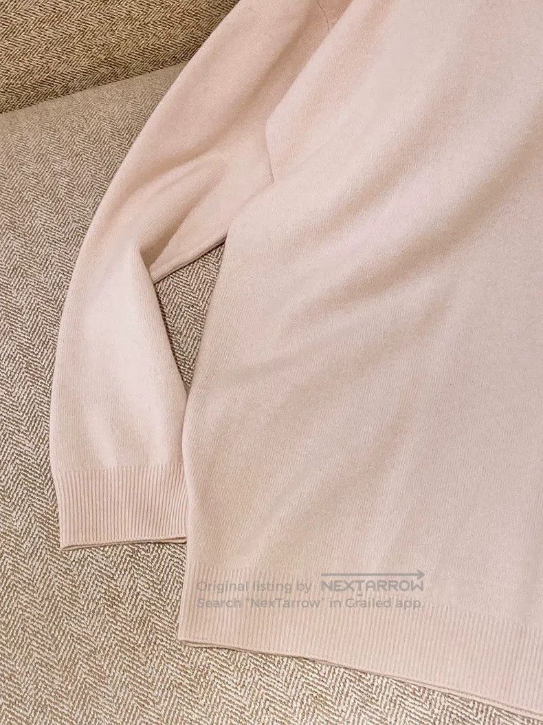 Brunello Cucinelli Brunello Cucinelli Beaded Decoration Pink Crewneck Cashmer Size XS / US 0-2 / IT 36-38 - 4 Thumbnail