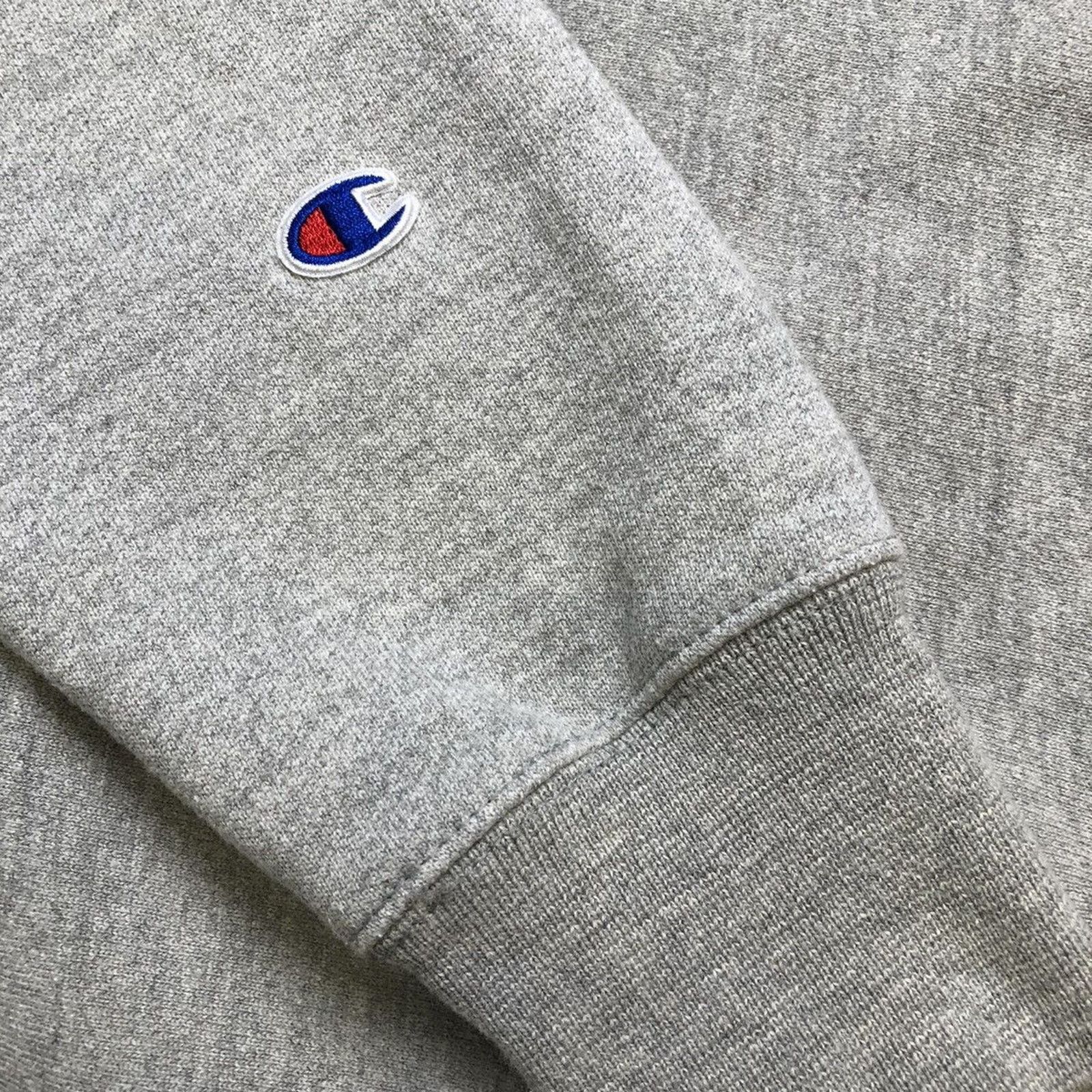 Champion × Vintage Champion Reverse Weave Hoodie Script Heavyweight Sweatshirt Size US L / EU 52-54 / 3 - 5 Thumbnail