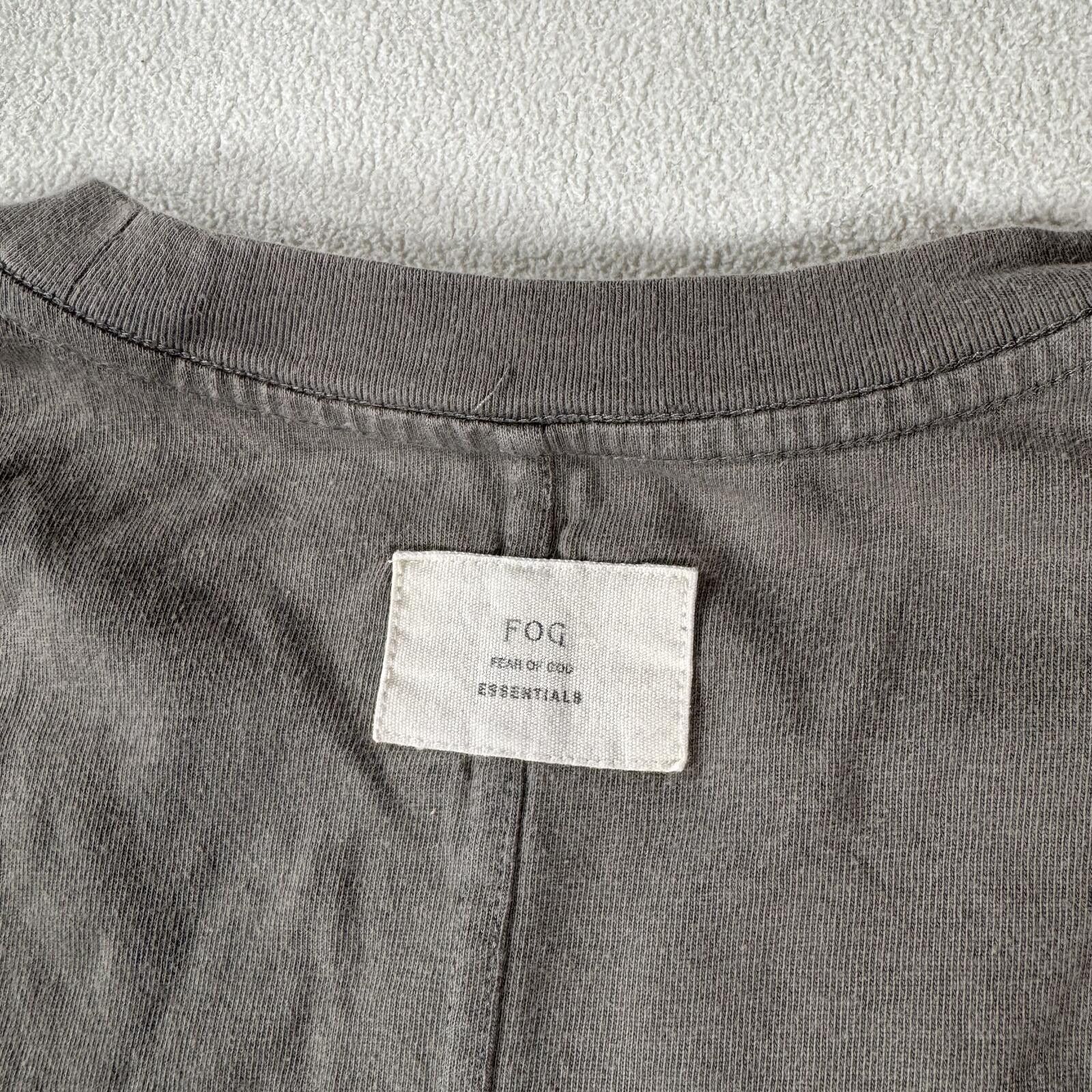 Fear of God Fear Of God Essentials Fog 2016 Scoop Cotton Tee Size US M / EU 48-50 / 2 - 2 Thumbnail