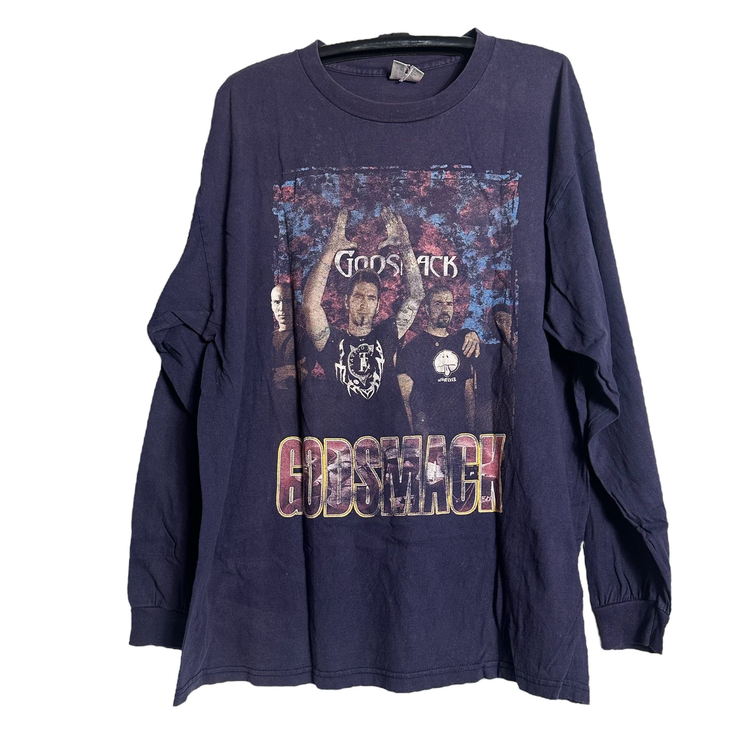 Band Tees 🔥RARE🔥Vintage Godsmack Band Tour 2001 OVP L/Sleeve T-shirt Size US XL / EU 56 / 4 - 1 Thumbnail