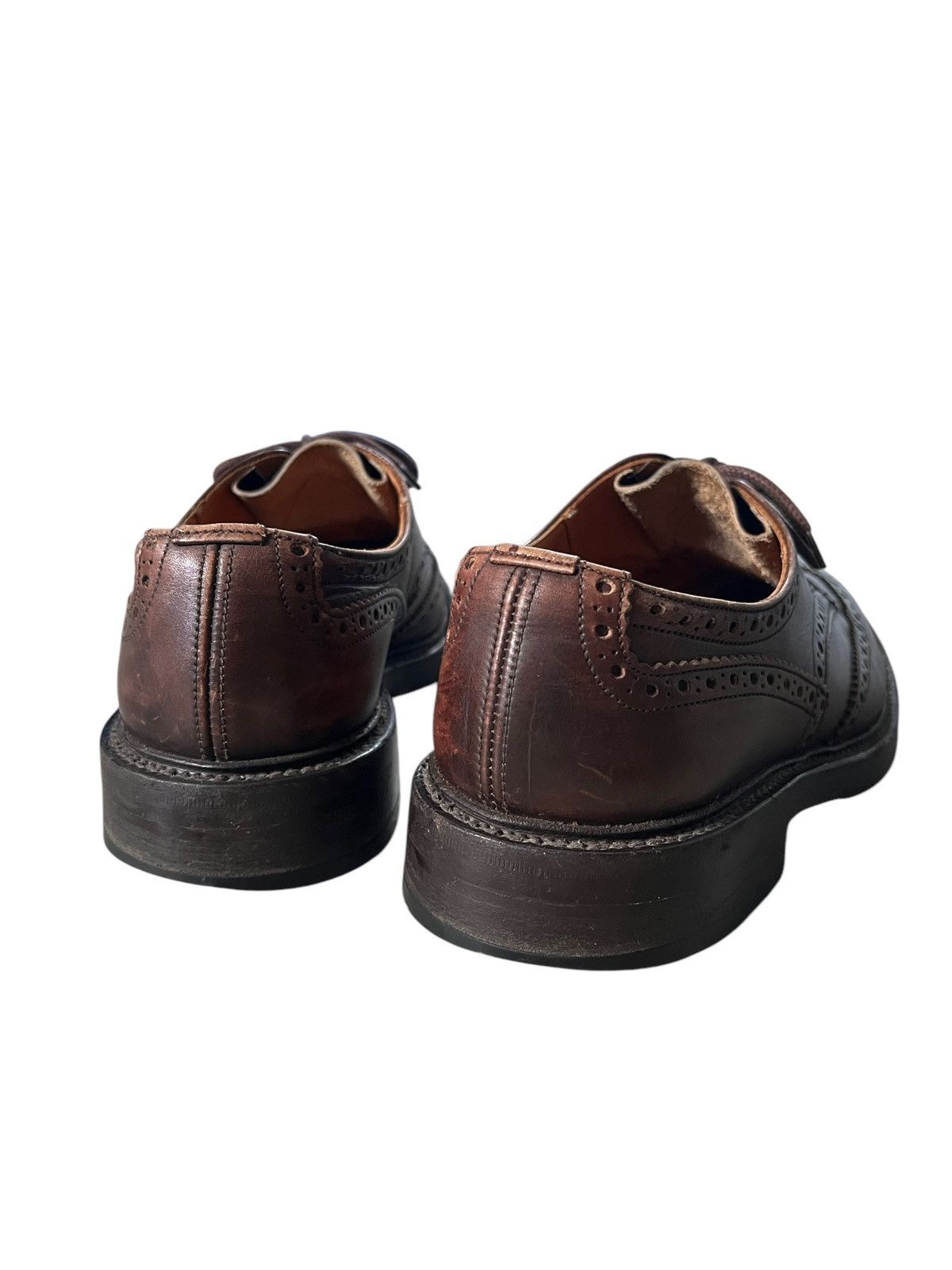 Tricker's Tricker’s 🏴󠁧󠁢󠁥󠁮󠁧󠁿 Espresso Burnished Bourton Country Shoe Size US 10.5 / EU 43-44 - 10 Thumbnail