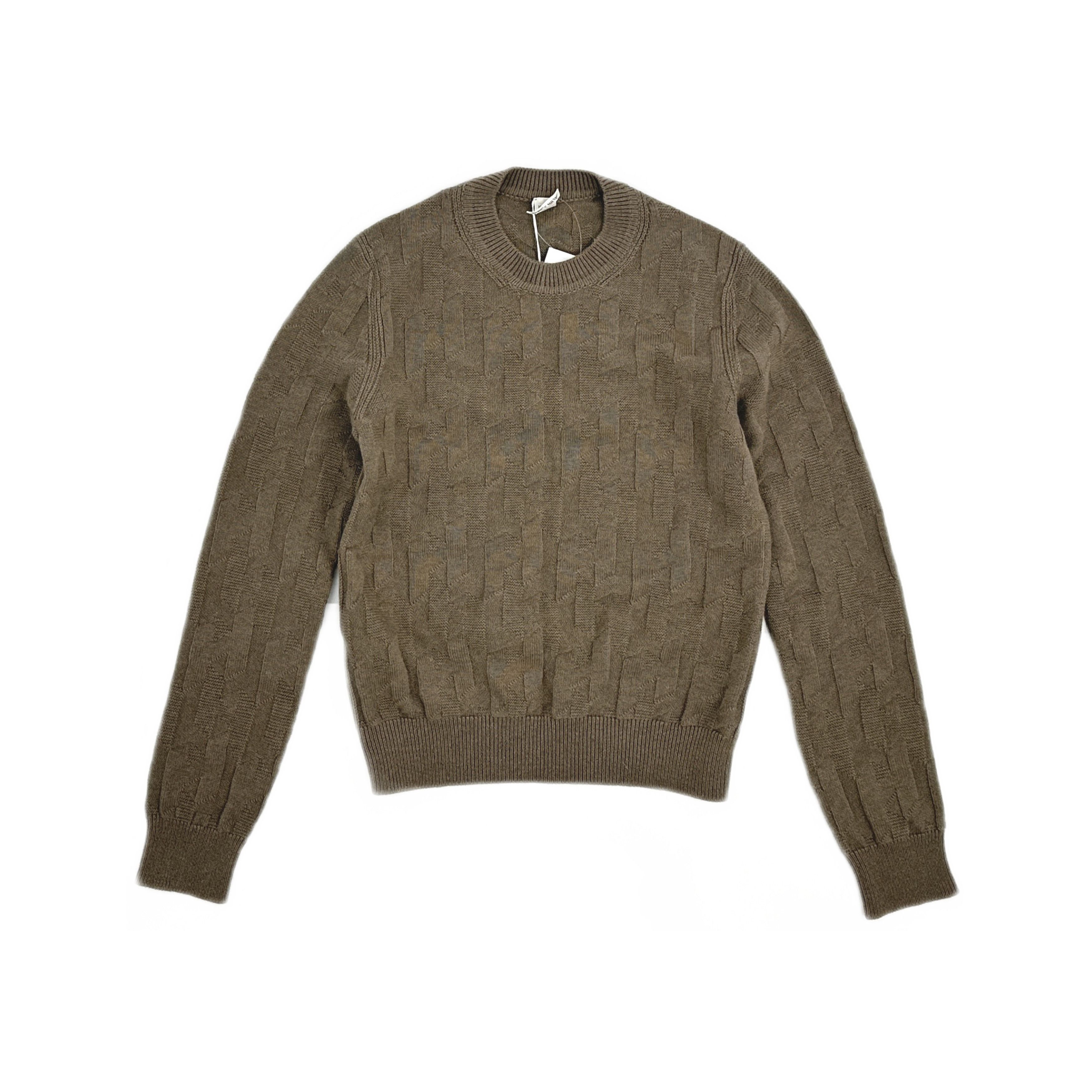 Hermes Hermès Patterned Wool Crewneck Sweater Size 38 Size S / US 4 / IT 40 - 1 Thumbnail