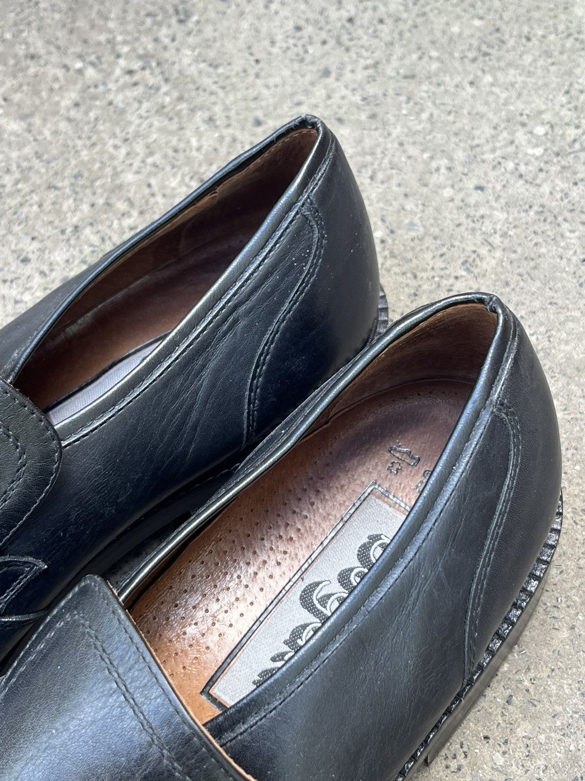 Genuine Leather Vintage Massive Loafers Genuine Leather Horsebit Bugatti Size US 10 / EU 43 - 9 Thumbnail