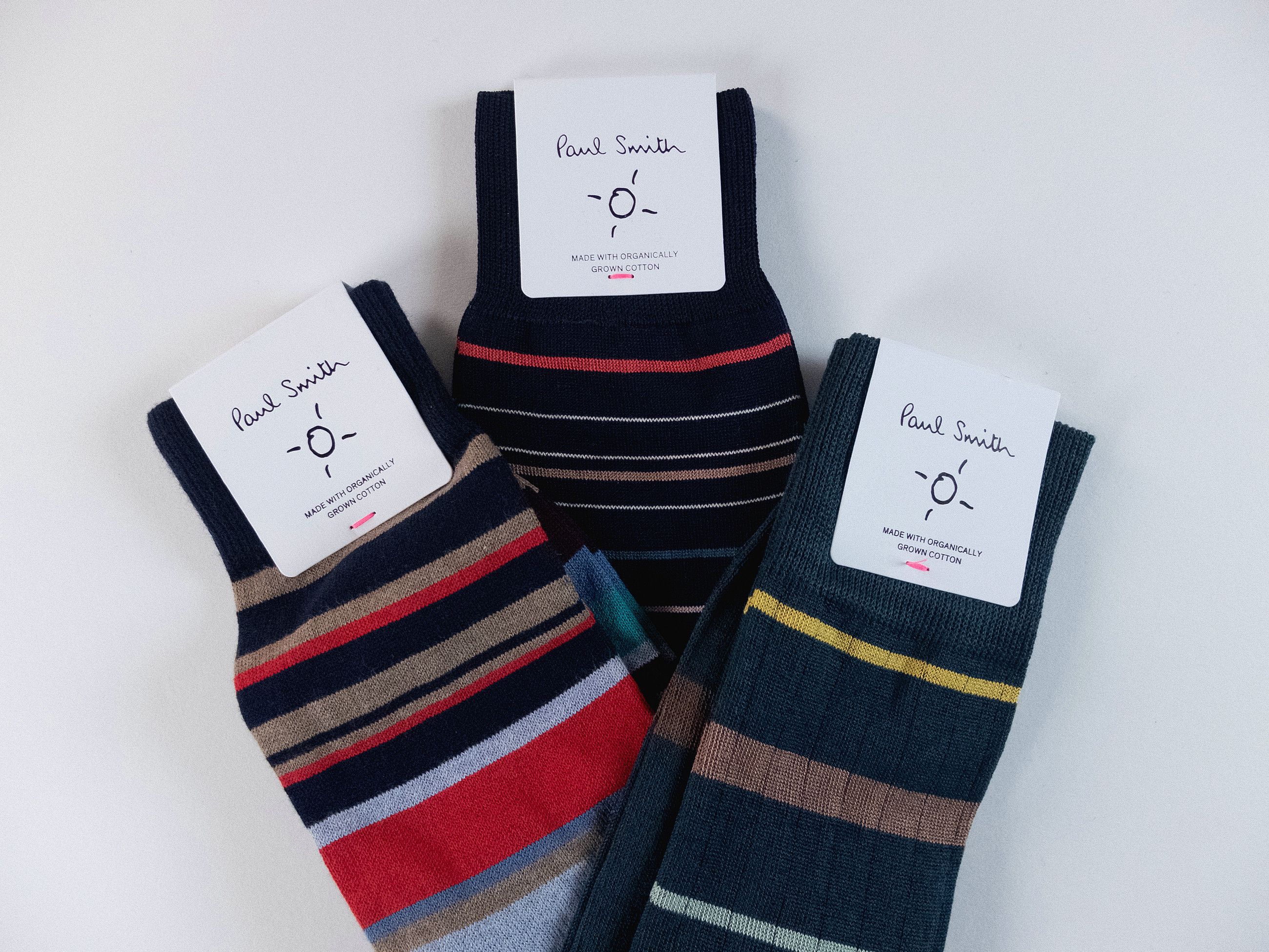 Paul Smith 3 pairs of Paul Smith colorful striped cotton blend socks q Size ONE SIZE - 2 Thumbnail