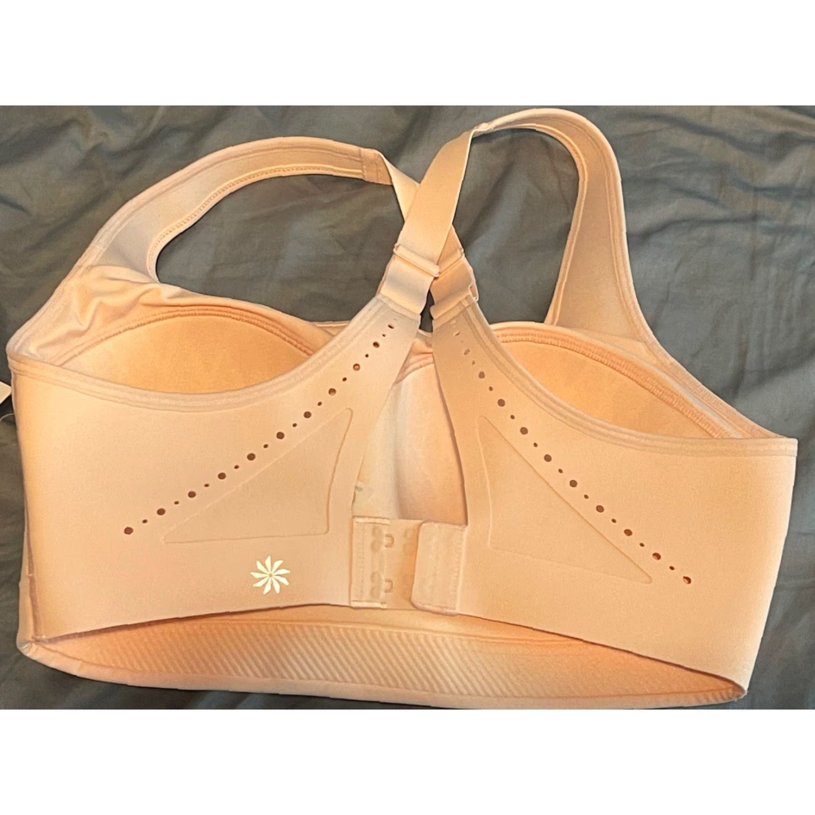 Athleta Athleta Bra Womens Sports Bra Phenomena B-DD Adjustable Straps 32DD Pink Voile Size ONE SIZE - 3 Thumbnail
