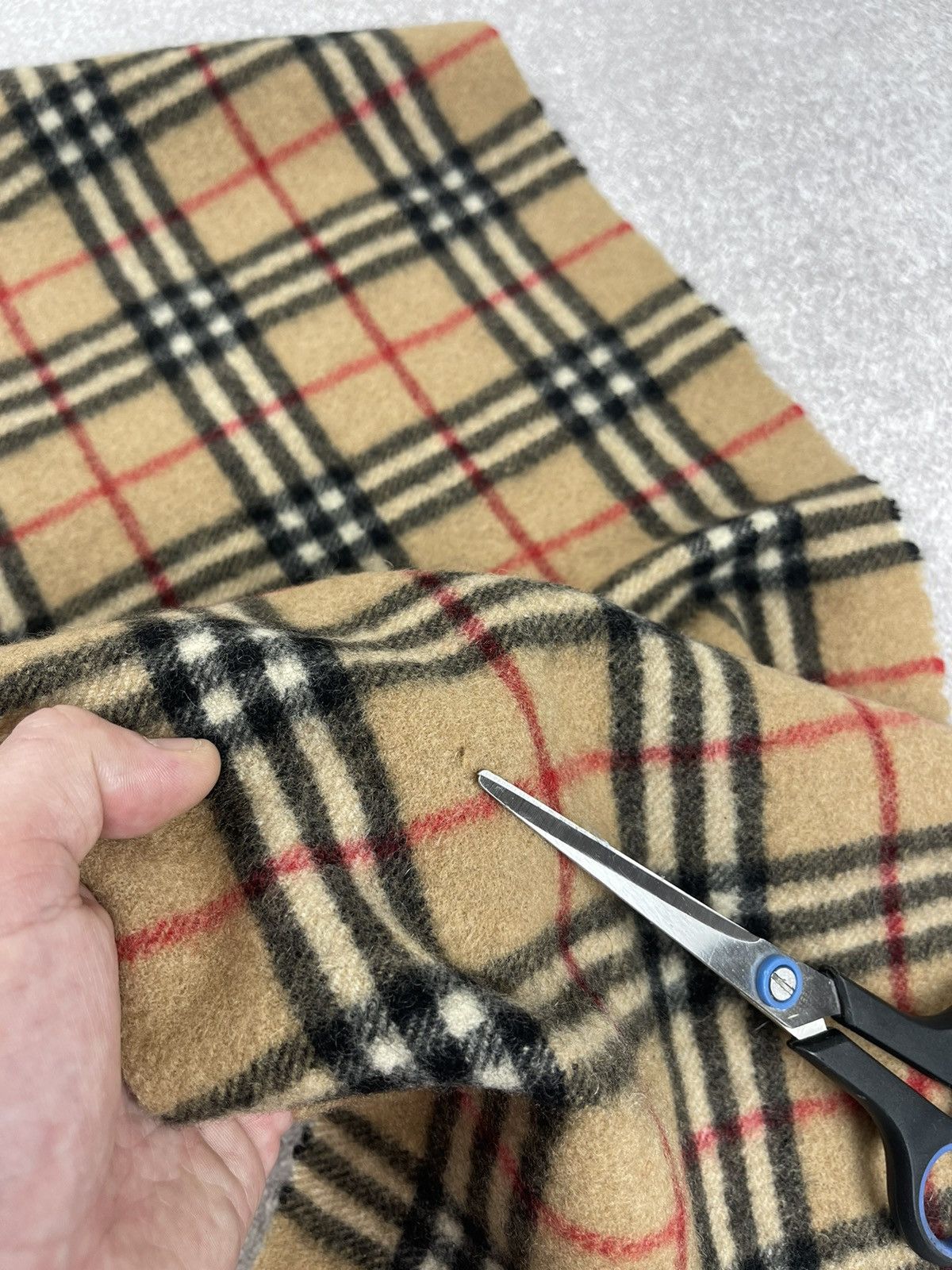 Burberry × Vintage Vintage Burberry Cashmere/Wool Scarf Muffler Novachek OS Size ONE SIZE - 4 Thumbnail
