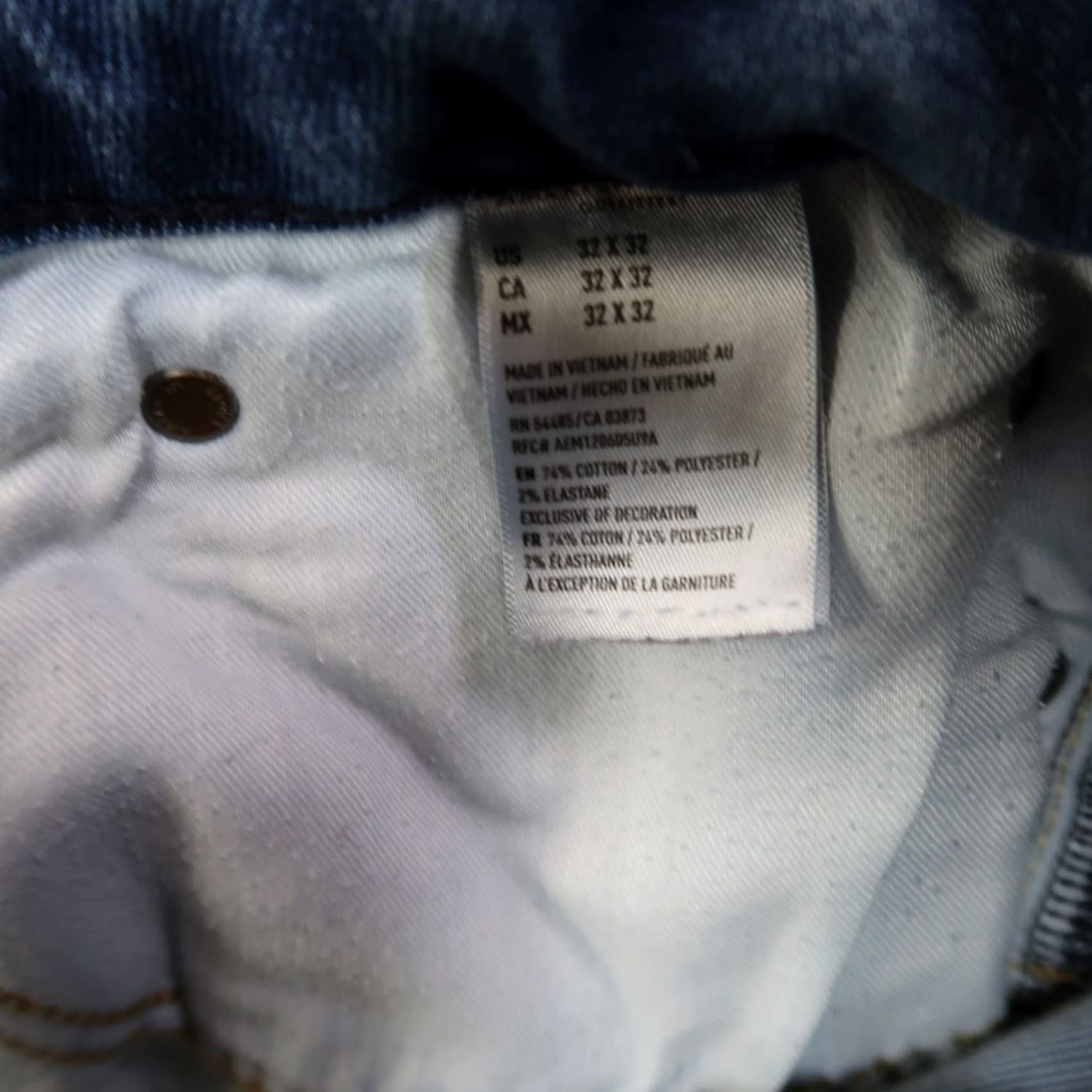 American Eagle Outfitters American Eagle Outfitters Jeans Athletic Skinny Men 32x32 Blue Denim 5-Pocket Inseam 32 Regular Size Size US 32 / EU 48 - 5 Thumbnail