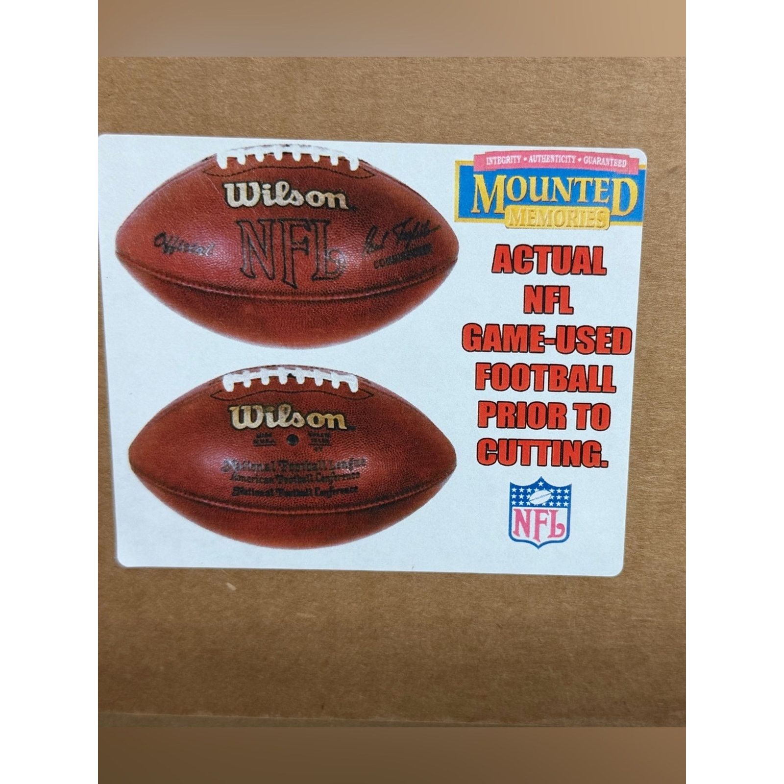 NFL Michael Vick Framed Authentic Autograph Game Used Football Size ONE SIZE - 6 Thumbnail