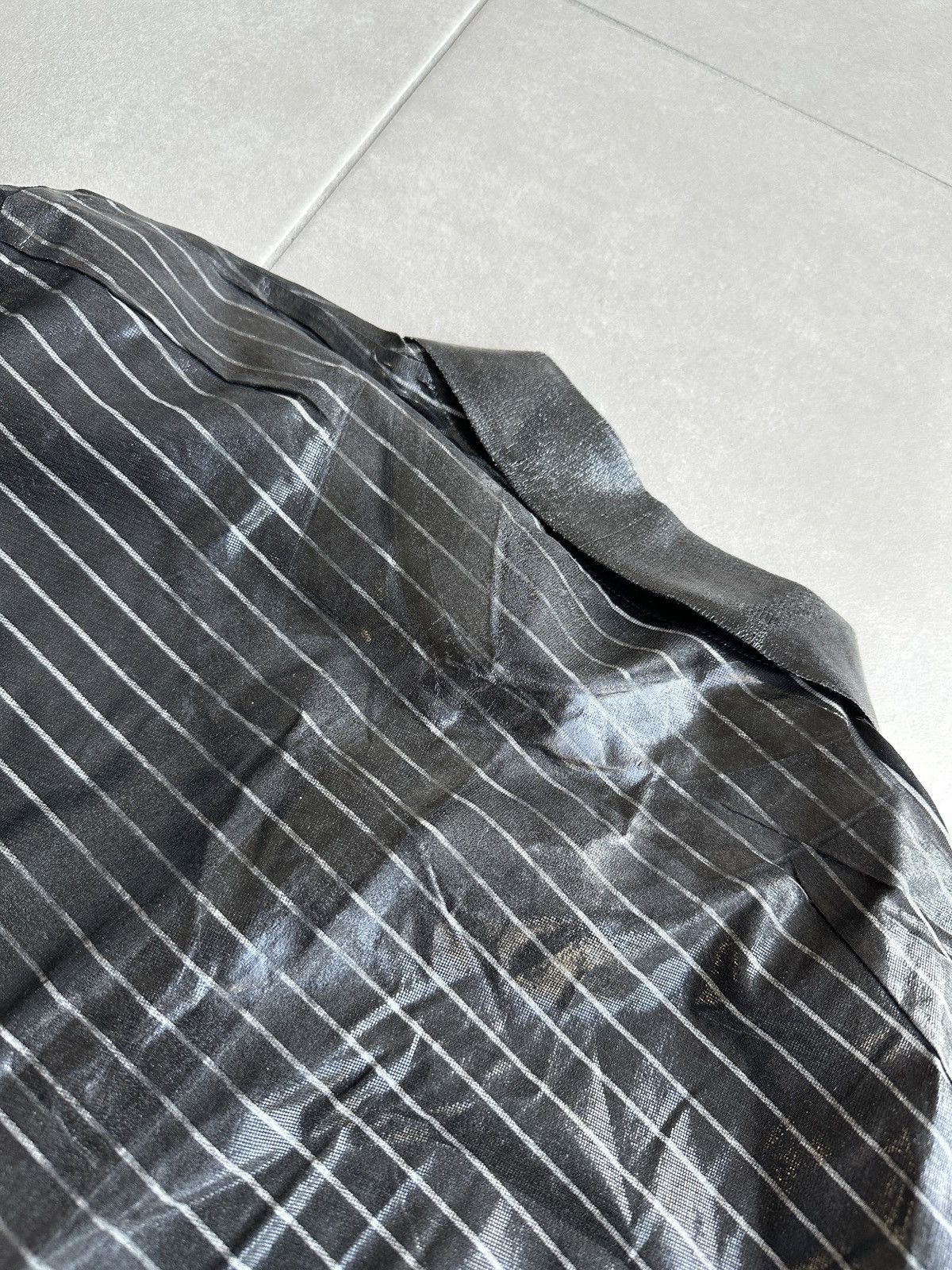 Dior × Hedi Slimane Dior Homme AW03 "Luster" Waxed polo Size US L / EU 52-54 / 3 - 17 Thumbnail