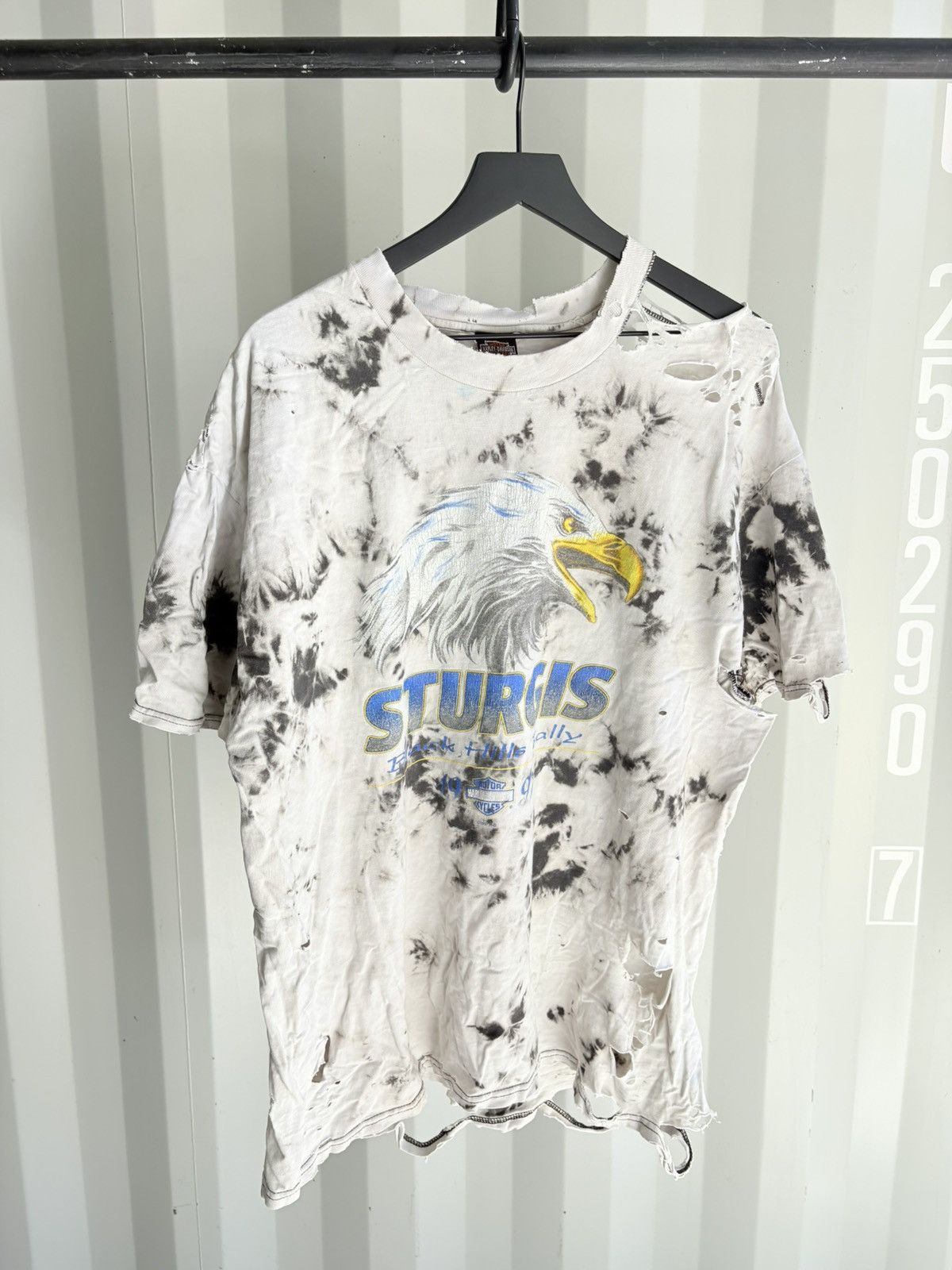 Harley Davidson Thrashed Sun Faded Shirt Distressed Band Tee Erd grunge Size US XL / EU 56 / 4 - 1 Thumbnail