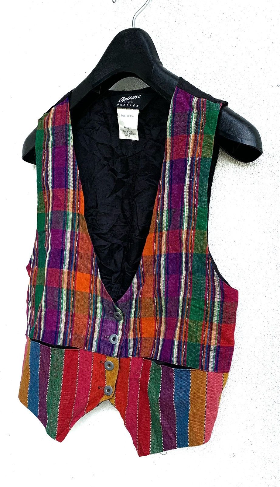 Melrose Vintage MELROSE Petites Buttons Up Vest Size ONE SIZE - 1 Thumbnail