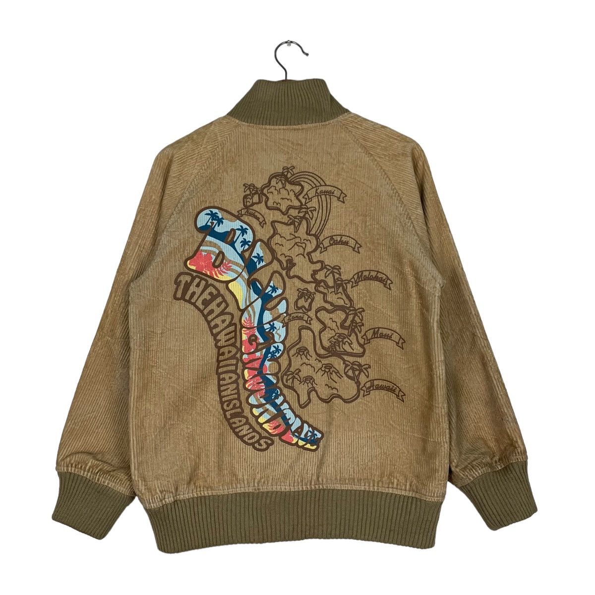Japanese Brand BLUE MOON BLUE Big Logo Corduroy Jacket #0924-C41 Size US M / EU 48-50 / 2 - 1 Thumbnail