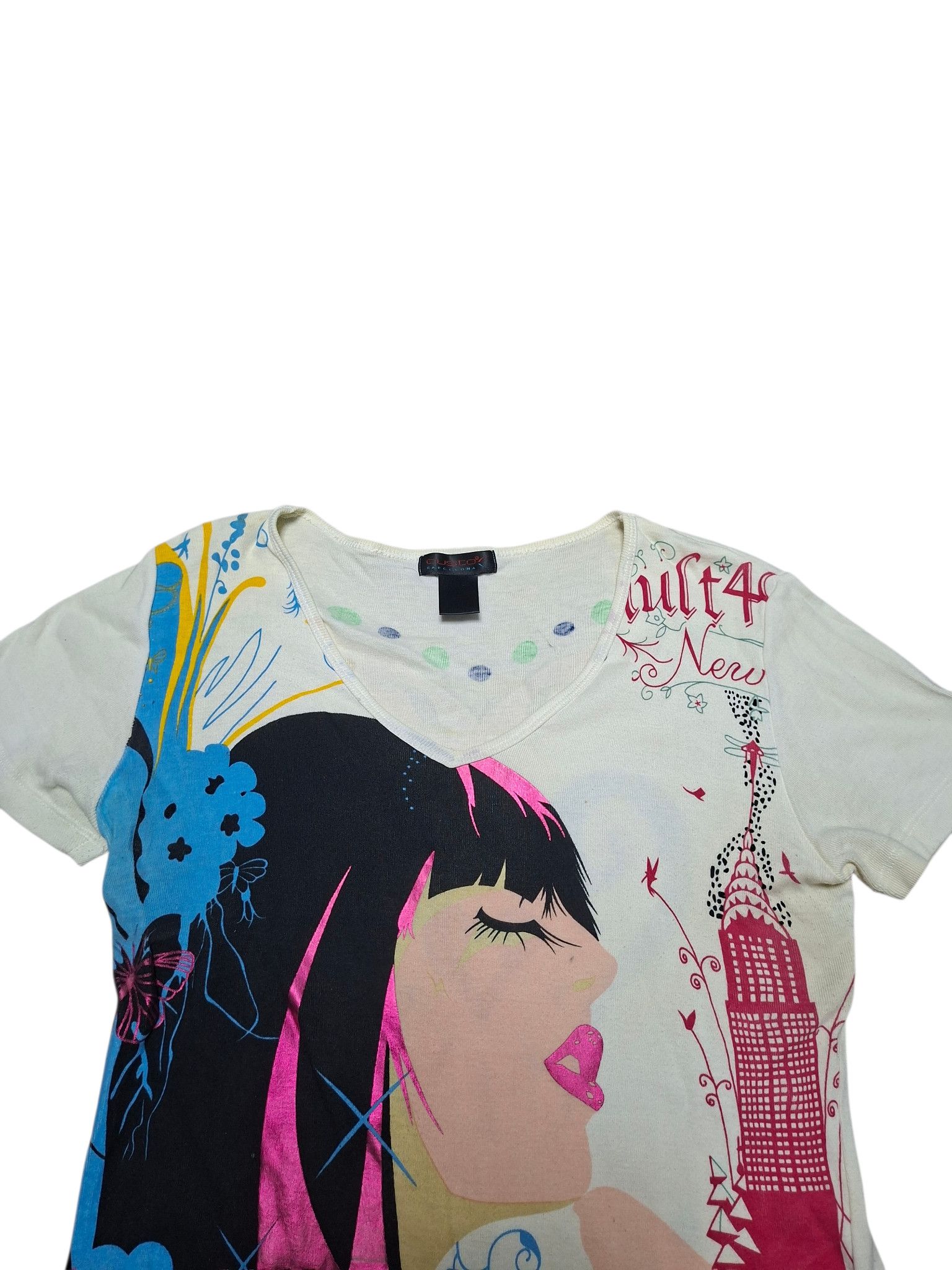 Custo Barcelona CUSTO BARCELONA VINTAGE AVANT GARDE LADY`S TEE Size M / US 6-8 / IT 42-44 - 2 Thumbnail