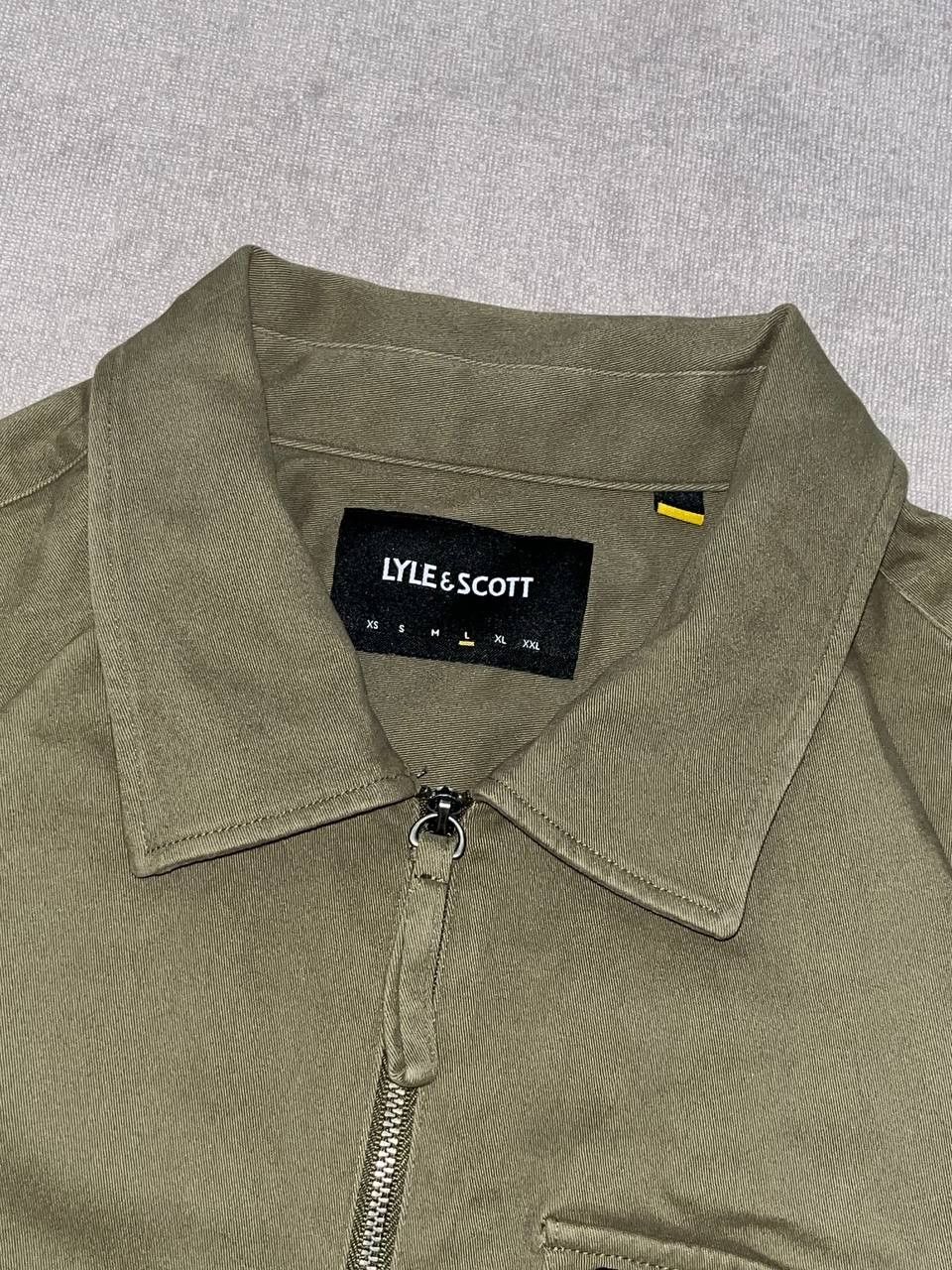 Lyle & Scott Lyle & Scott Overshirt Men's Jacket Camo Green Canvas Size US L / EU 52-54 / 3 - 6 Thumbnail