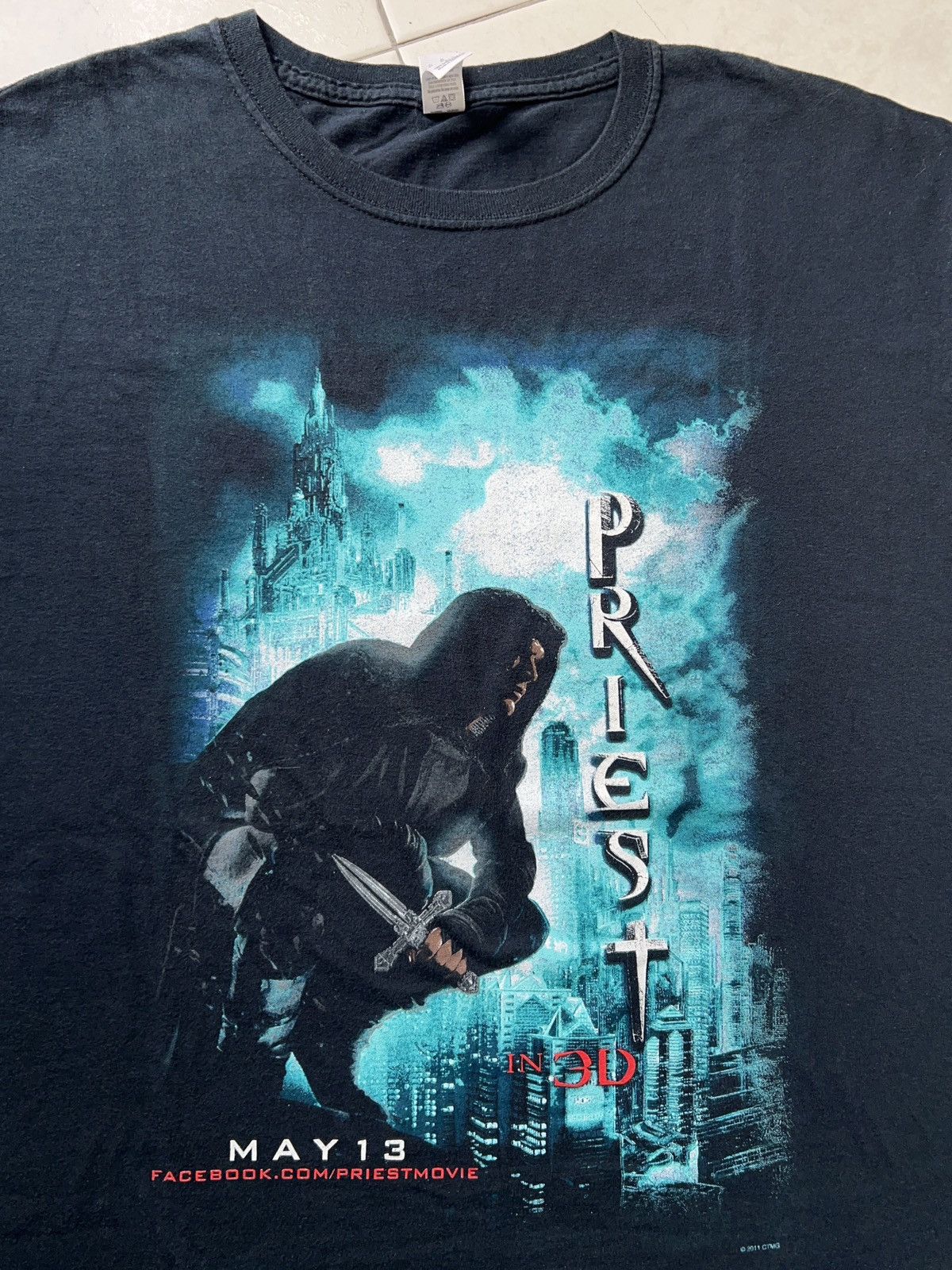 Vintage Priest 2011 Movie Promo Tees Size US L / EU 52-54 / 3 - 1 Thumbnail