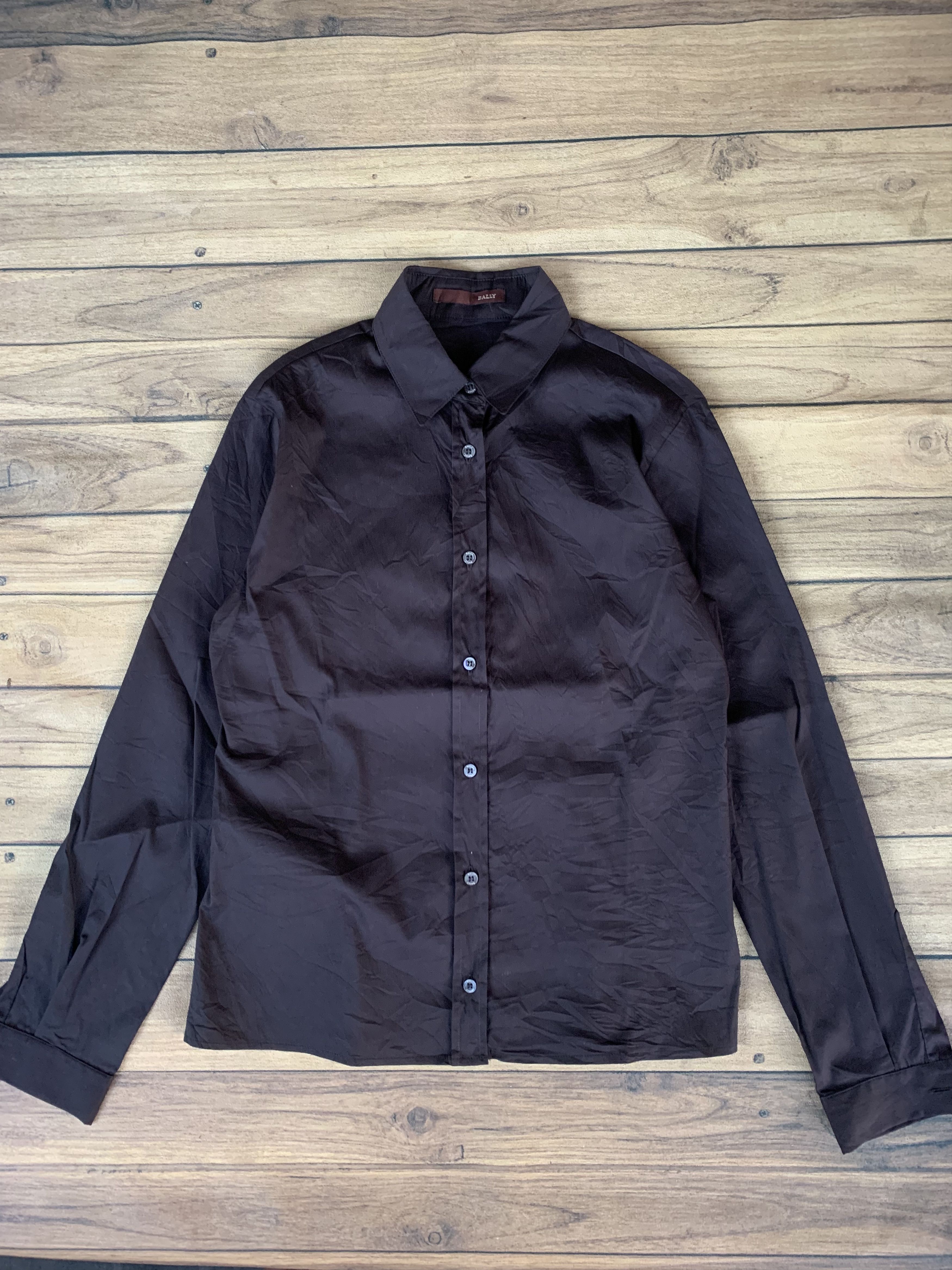 Bally Bally buttonshirt browne Size XS / US 0-2 / IT 36-38 - 1 Thumbnail