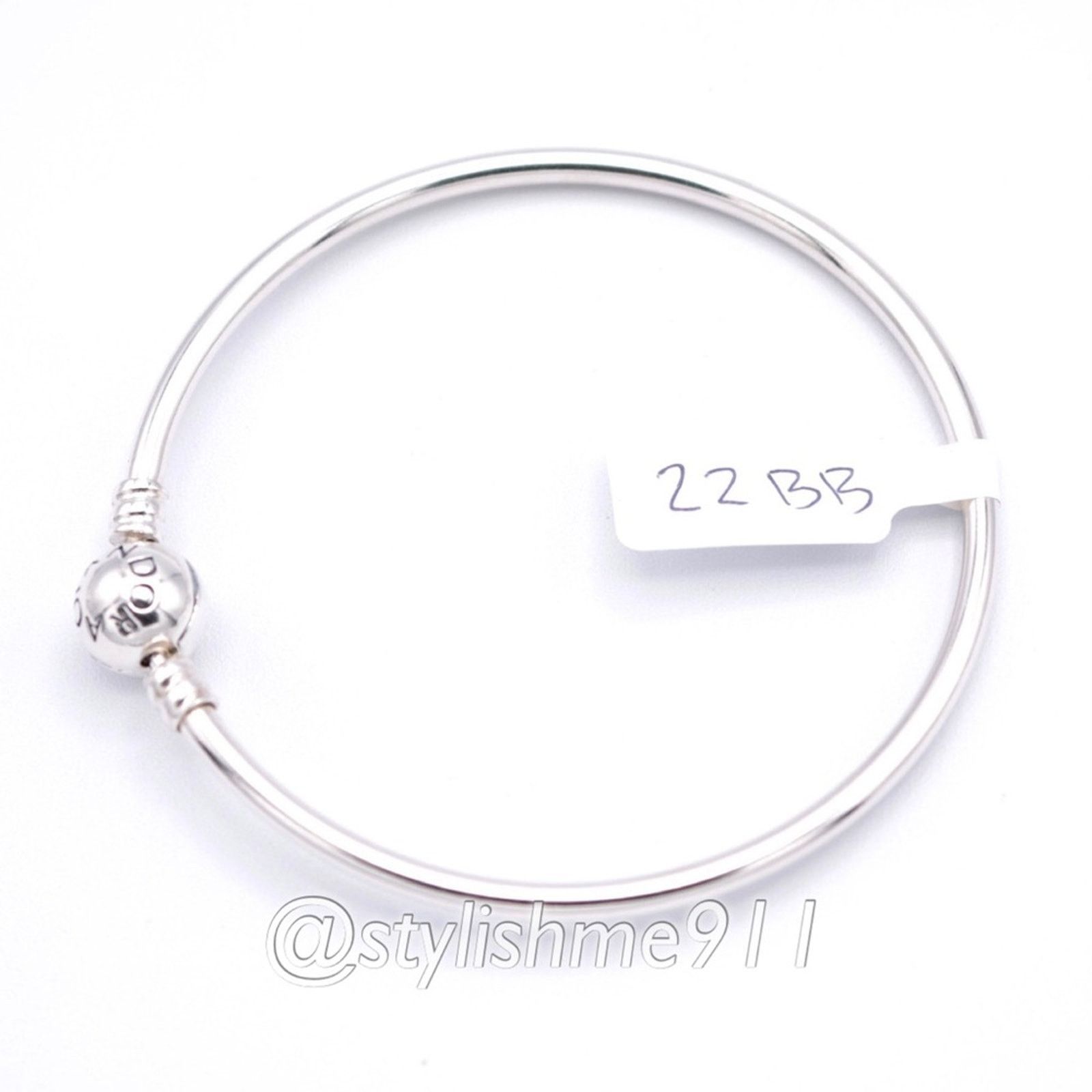 pandora Authentic PANDORA Bangle Bracelet with Pandora Clasp Size ONE SIZE - 9 Thumbnail