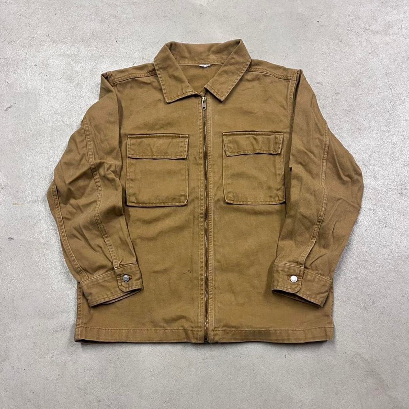 Vintage vintage 2000s earthtone utility pocket jacket Size US S / EU 44-46 / 1 - 1 Thumbnail