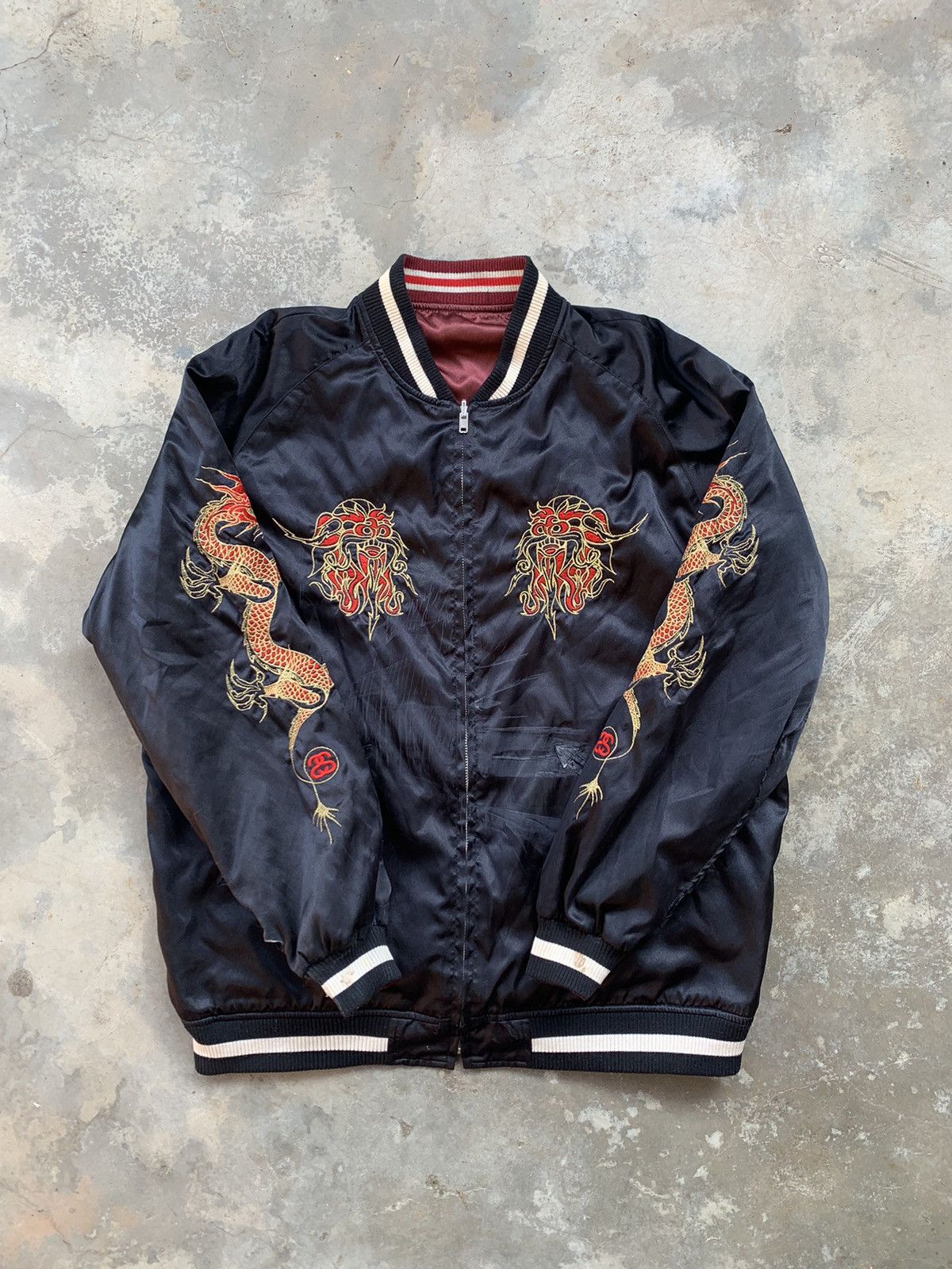 ジャケット・アウター STUSSY 07AW LEO DRAGON Souvenir Jacket STUSSY 07AW LEO DRAGON Souvenir Jacket Stussy - Dragon