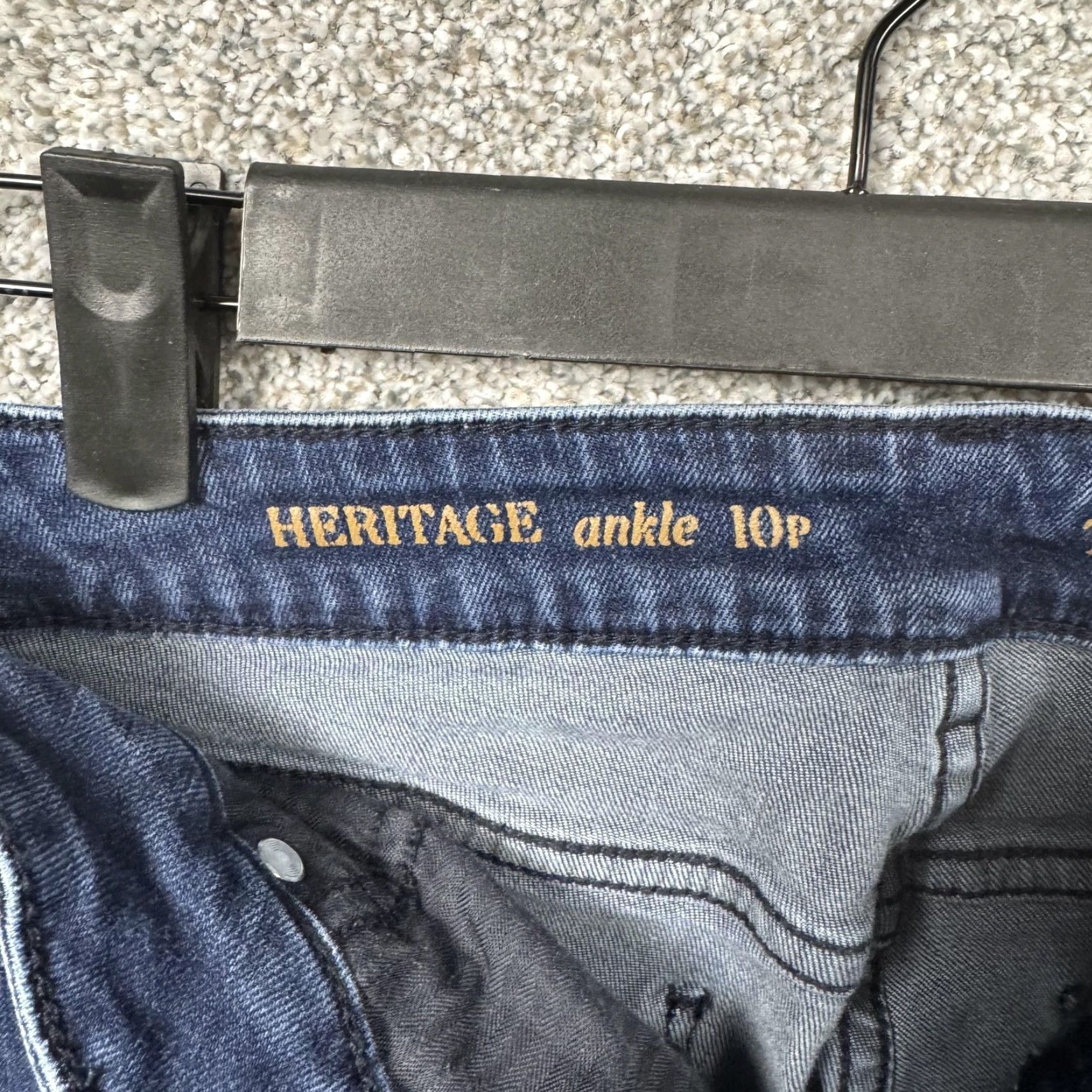 Talbots Talbots Jeans Womens 10P Blue Heritage Ankle Skinny Stretch Denim Pants Mid Rise Size 32" / US 10 / IT 46 - 7 Thumbnail