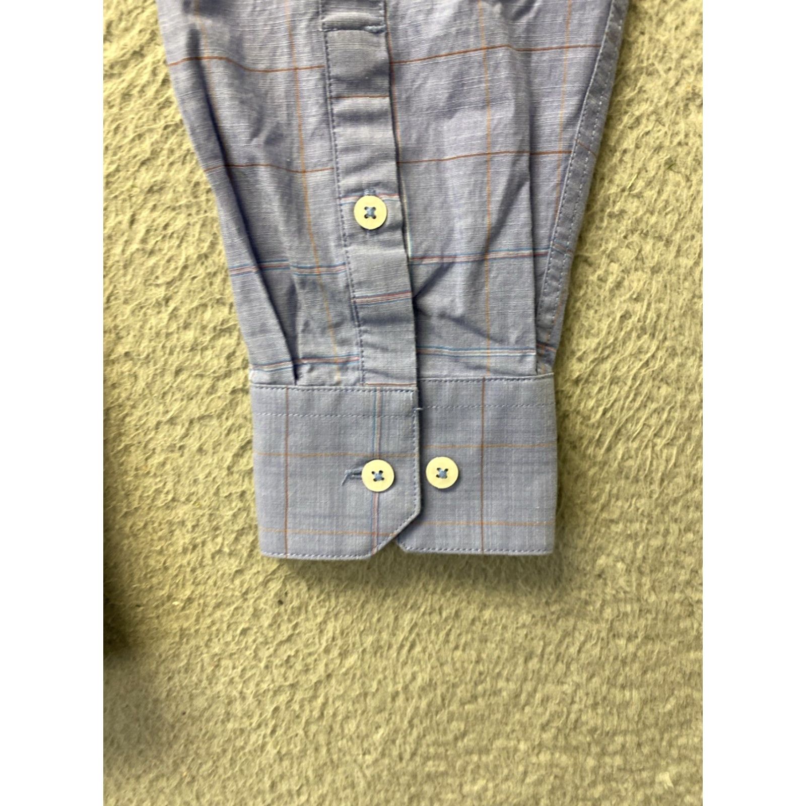 Original Penguin VINTAGE Original Penguin Cotton Shirt Mens Medium Blue Plaid Casual Dresswear Size US M / EU 48-50 / 2 - 5 Thumbnail