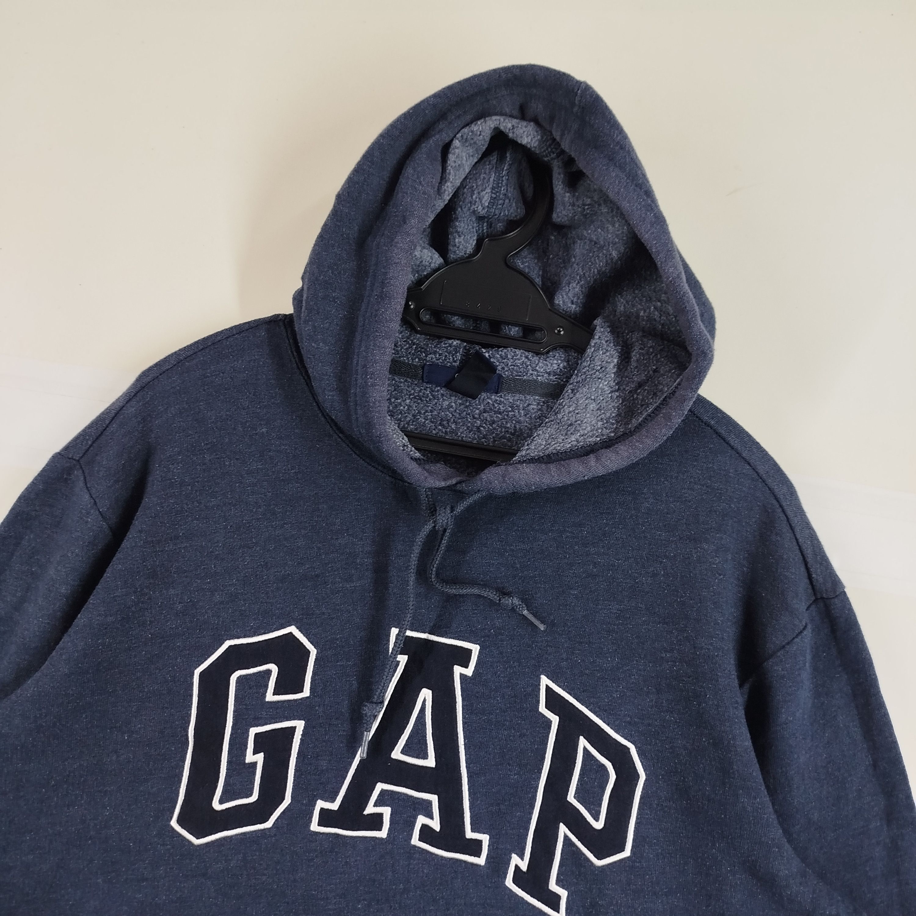 Gap Gap Hoodie Embroidery Big Logo Navy Blue Colour Size US L / EU 52-54 / 3 - 3 Thumbnail