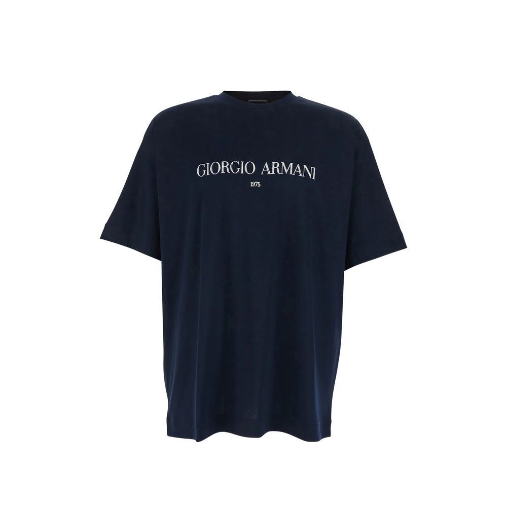 Giorgio Armani Giorgio Armani BLUE T-Shirts & Vests - T-Shirts Size US M / EU 48-50 / 2 - 1 Thumbnail