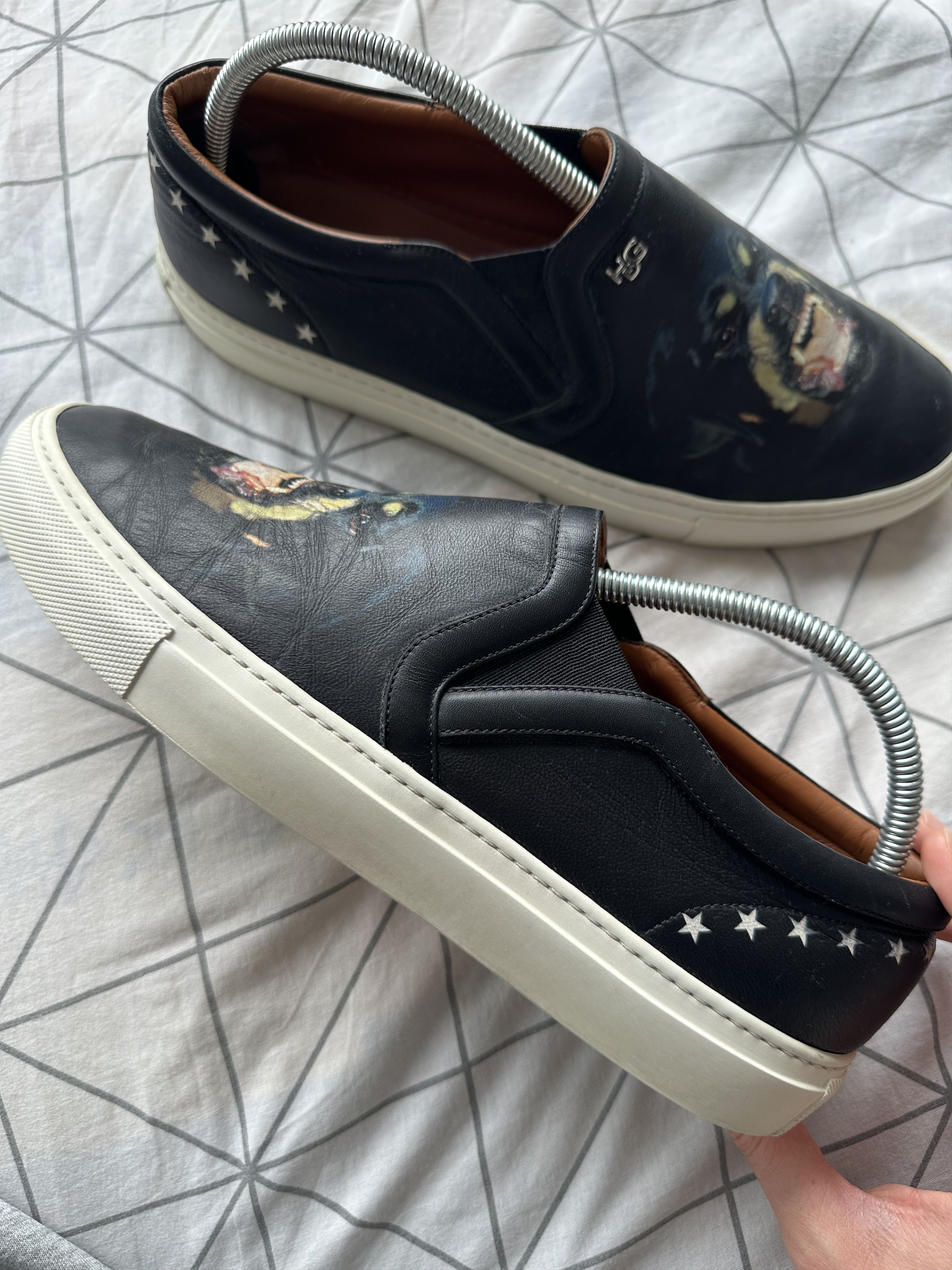 Givenchy SS13 Givenchy Rottweiler Leather Slip Ons by Riccardo Tisci Size US 9 / EU 42 - 8 Thumbnail