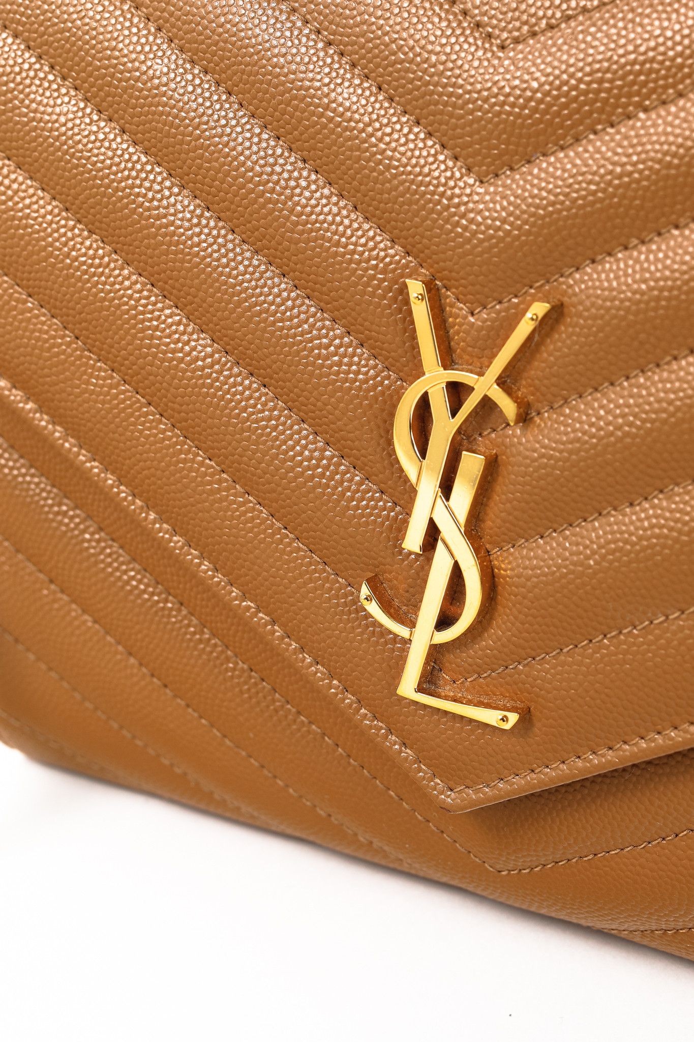 Saint Laurent Paris Saint Laurent Chevron Matelasse YSL Cassandre Flap Pouch Size ONE SIZE - 9 Thumbnail