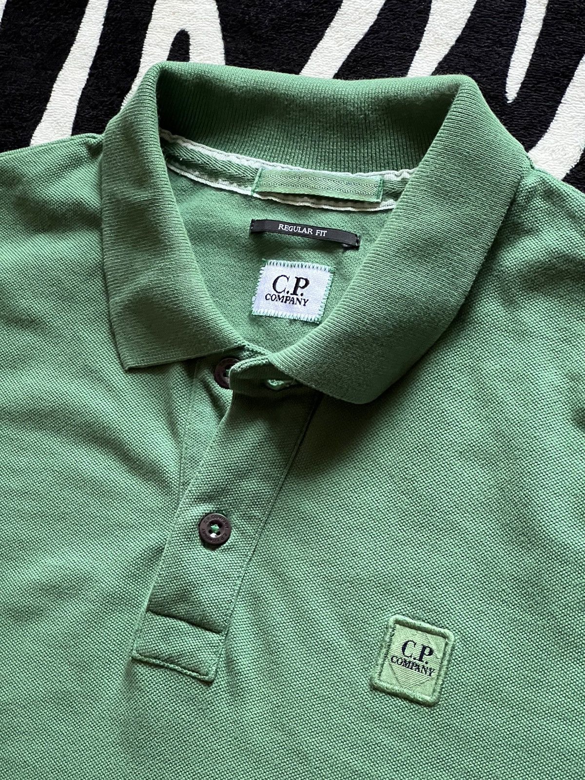 C.P. Company × Massimo Osti C.P. Company polo t-shirt garment dyed mens Size US M / EU 48-50 / 2 - 2 Thumbnail