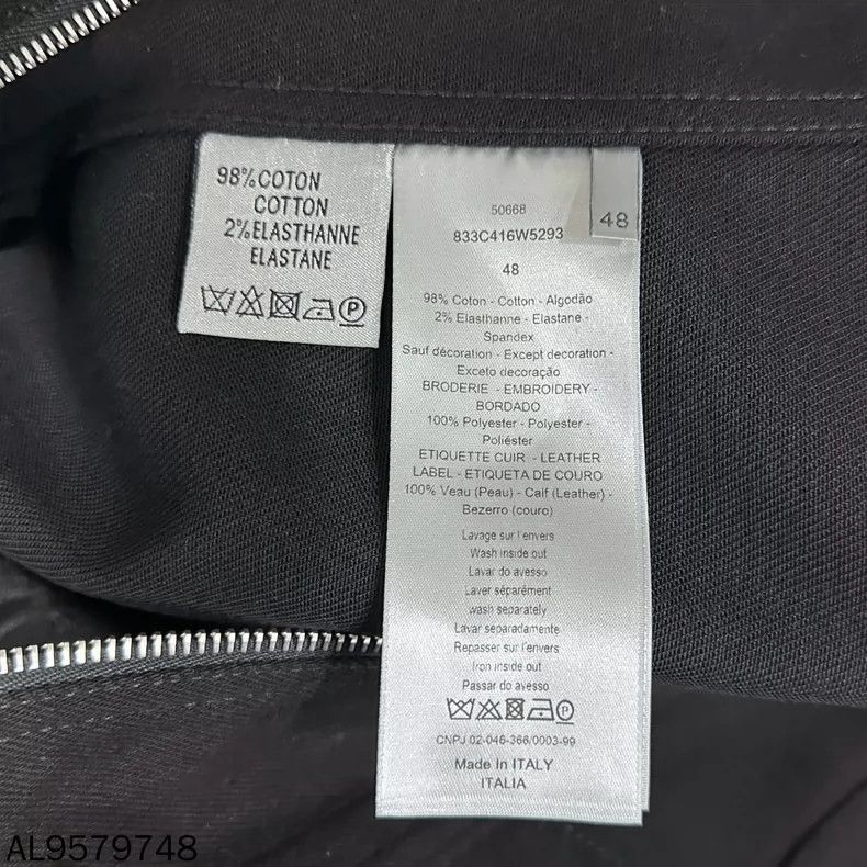 Dior flame logo denim jacket 2501-Nextarrow Size US S / EU 44-46 / 1 - 3 Thumbnail
