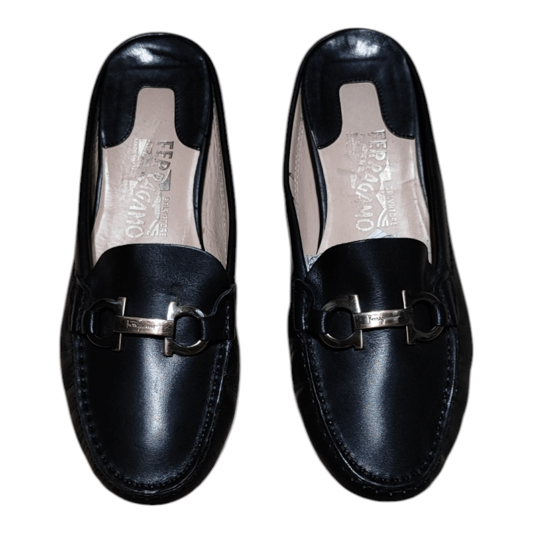 Salvatore Ferragamo Salvatore Ferragamo Leather Slip On Mules Women’s Size US 7 / IT 37 - 5 Thumbnail