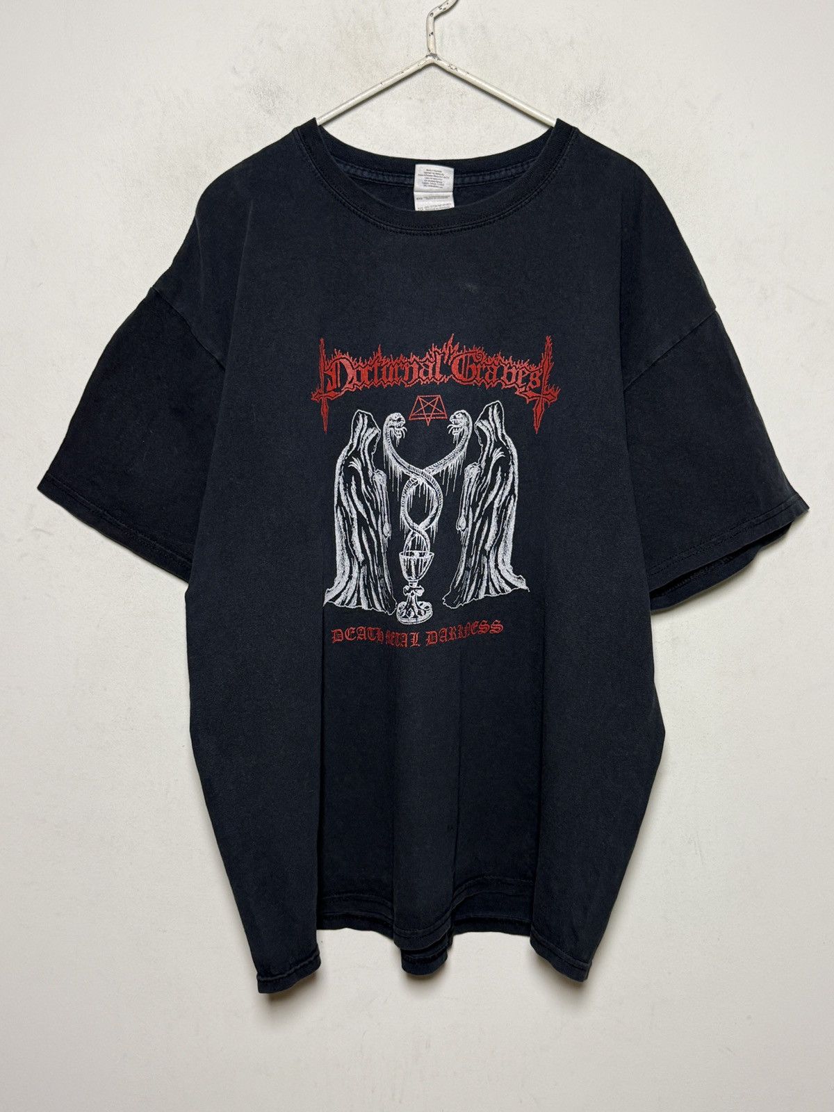 Band Tees Nocturnal Graves “Death Metal Darkness” 2009 band tee Size US XL / EU 56 / 4 - 1 Thumbnail