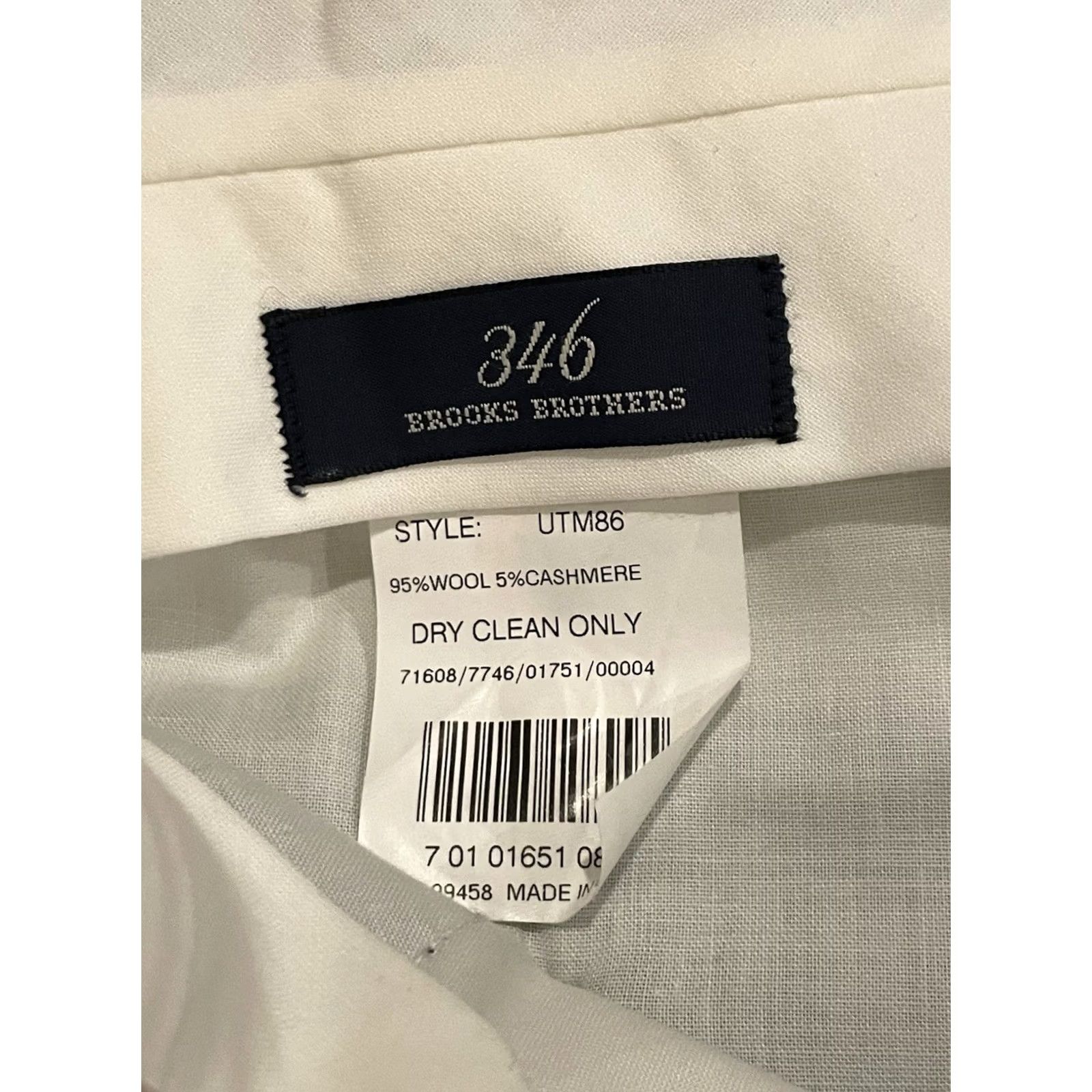 Brooks Brothers VINTAGE Brooks Brothers Pants Mens 36 Gray Wool Houndstooth Plaid Cuffed Dress Pants Regular Mens Size US 36 / EU 52 - 8 Thumbnail