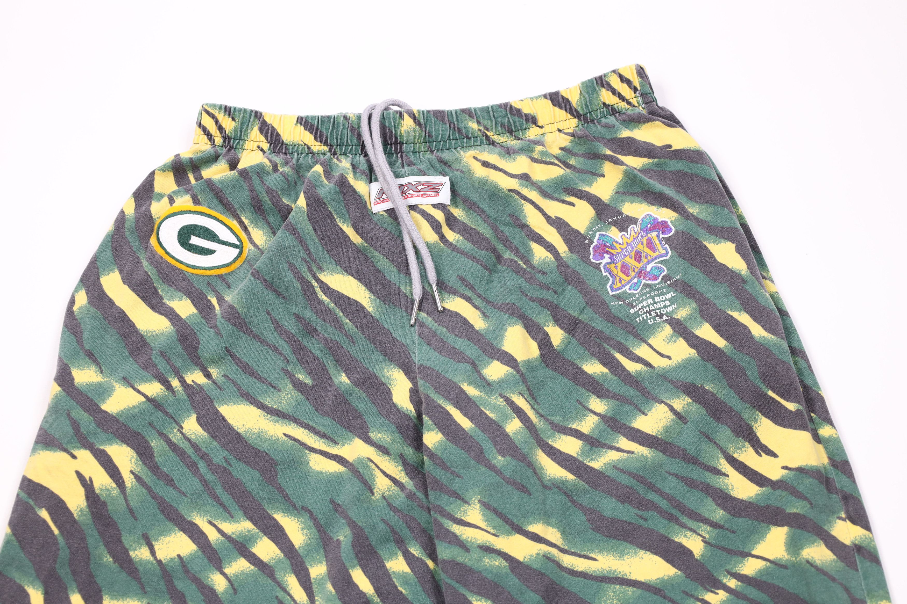 Vintage Vintage 90s Super XXXI Green Bay Packers Football Pants USA Size US 34 / EU 50 - 2 Thumbnail