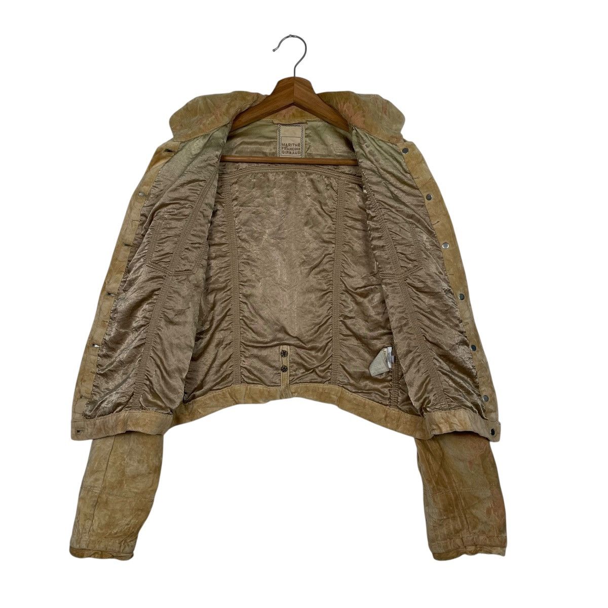 Marithe + Francois Girbaud Marithe Francoise Girbaud Flower Design Velour Jacket Size XS / US 0-2 / IT 36-38 - 12 Thumbnail