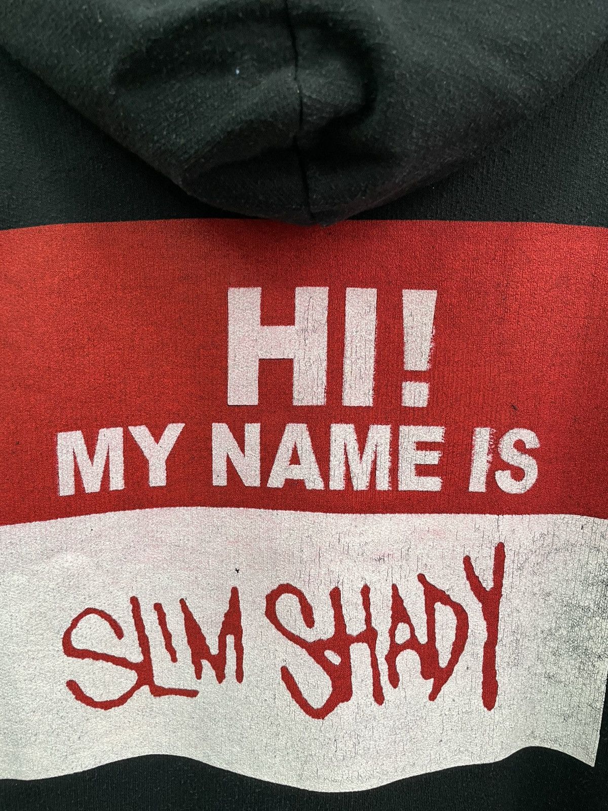 Band Tees × Eminem × Vintage VINTAGE BOXY HOODIE 90s EMINEM RARE SLIM SHADY Size US L / EU 52-54 / 3 - 3 Thumbnail