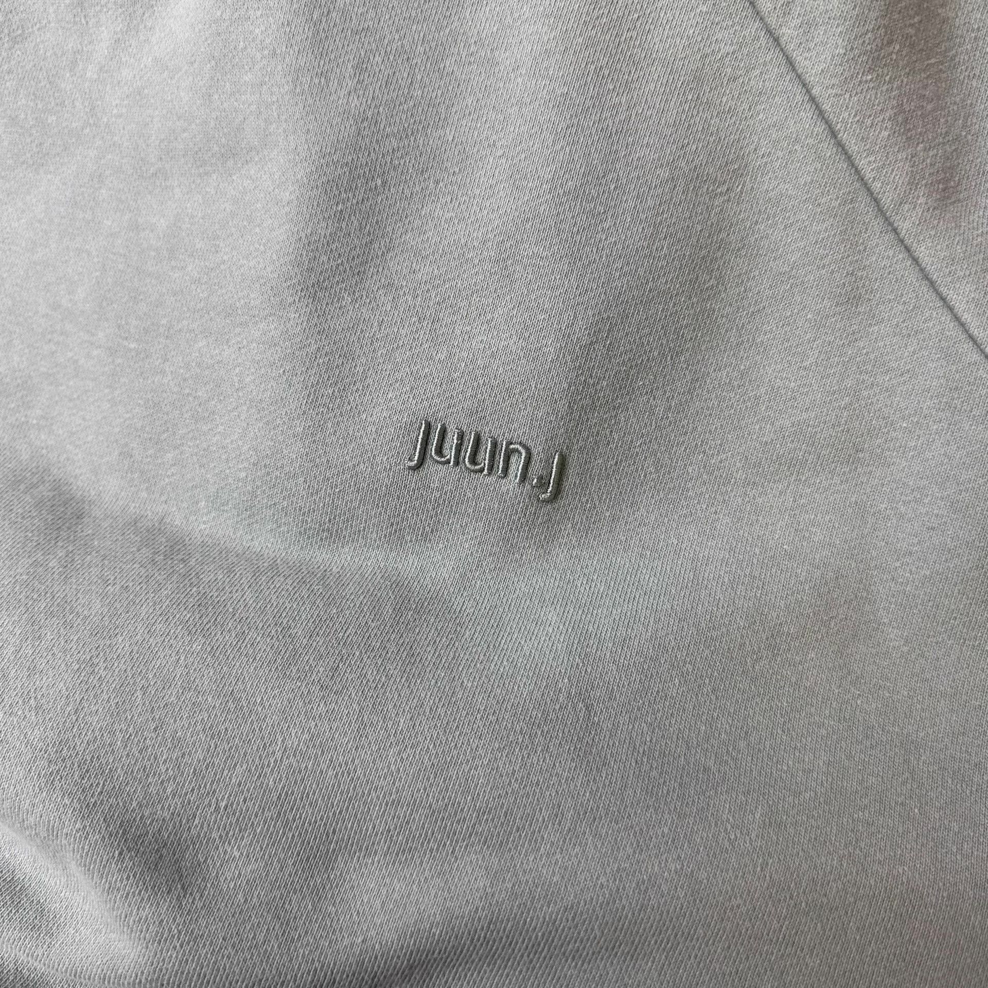 Juun.J JUUN.J Light Green Crew Neck Sweatshirt Q10 Size US M / EU 48-50 / 2 - 3 Thumbnail