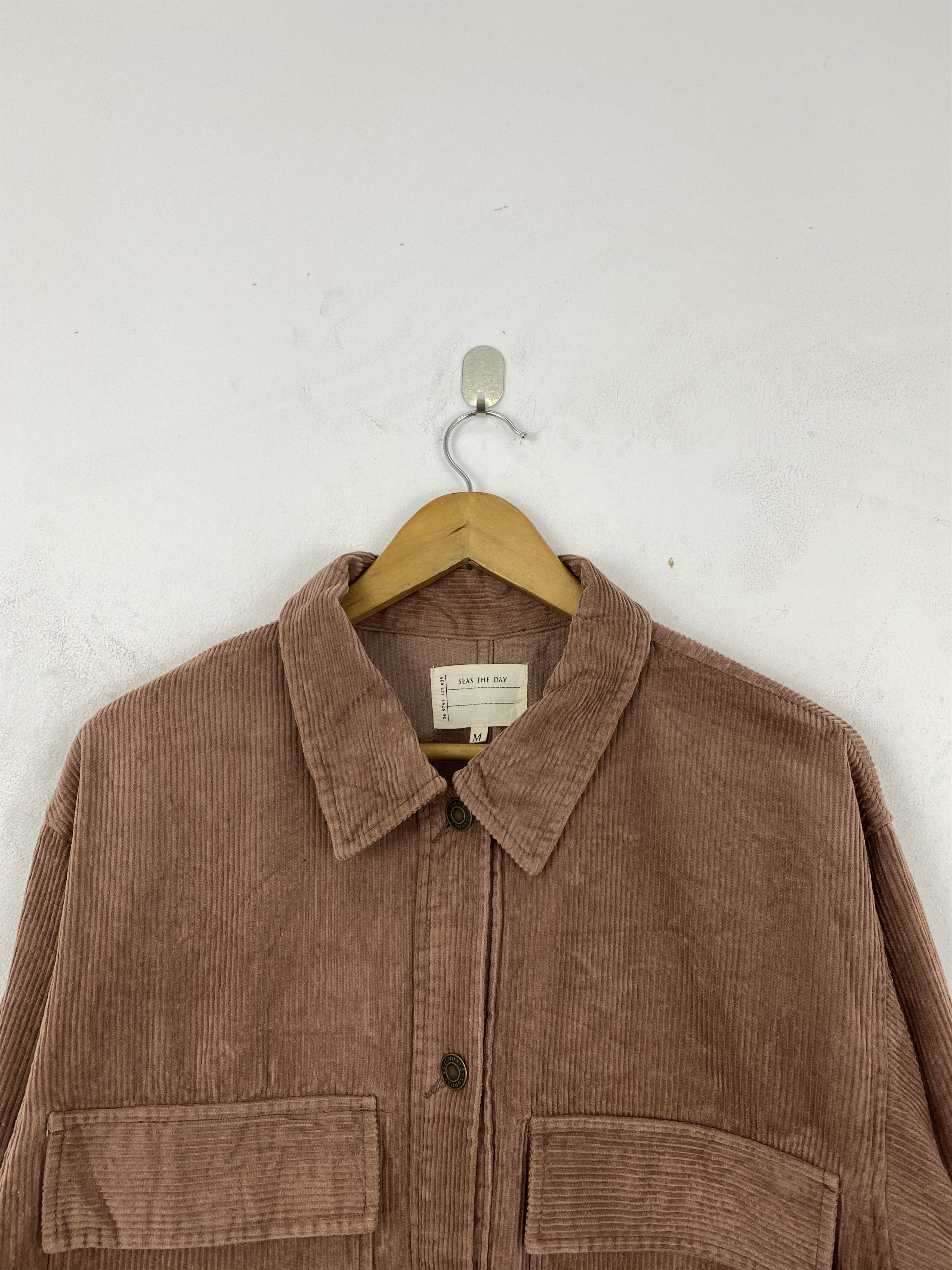 Japanese Brand 90’s Vtg Chore Corduroy Work Jacket Seas The Day JA0148 Size US M / EU 48-50 / 2 - 3 Thumbnail