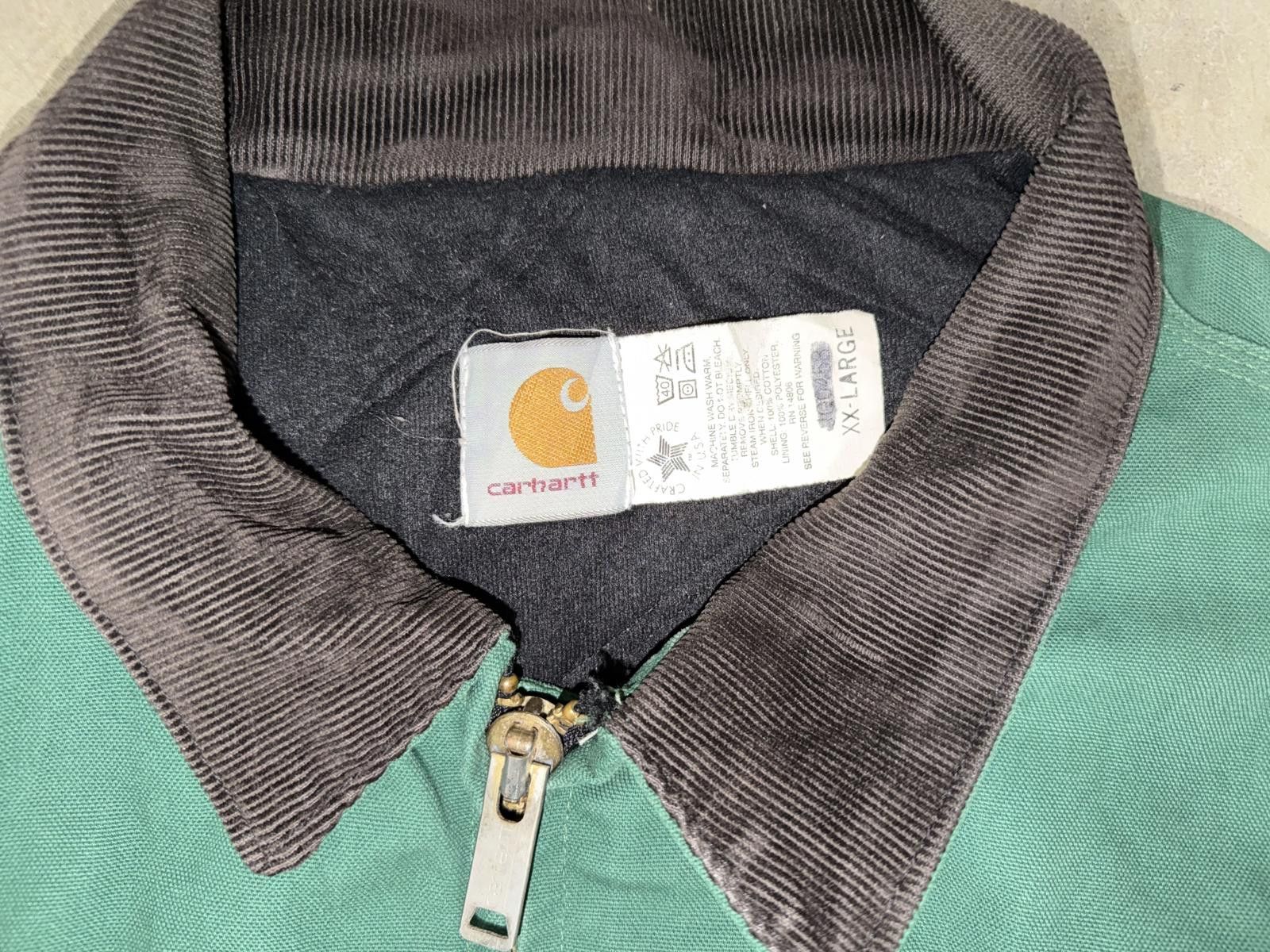 Carhartt Rare 1994 Carhartt Green Aztec Santa Fe Jacket JQ0458 Size US XXL / EU 58 / 5 - 5 Thumbnail