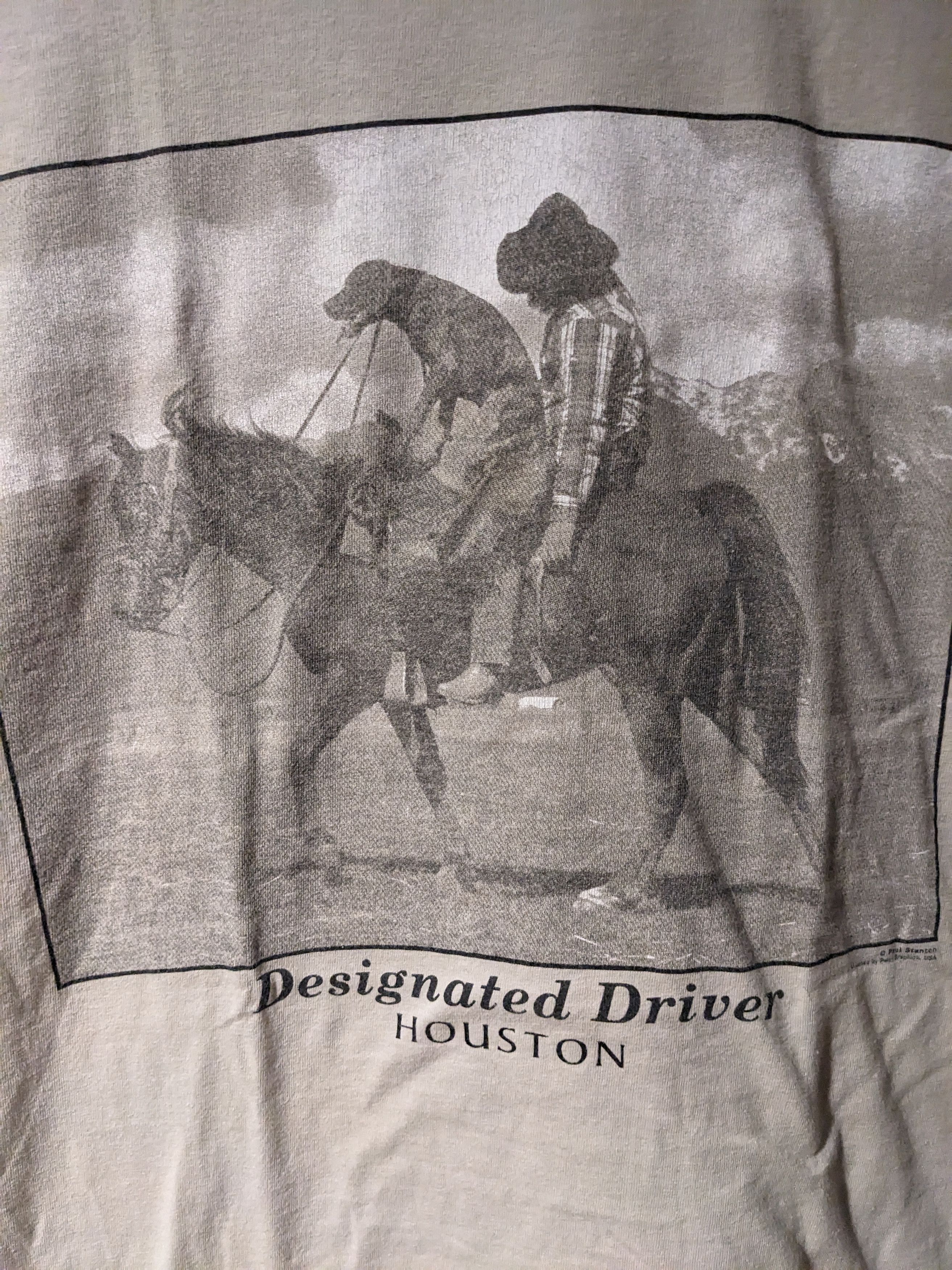 Vintage Vintage Y2K Designated Driver Humor Comedy Horse T-shirt Size US XL / EU 56 / 4 - 2 Thumbnail