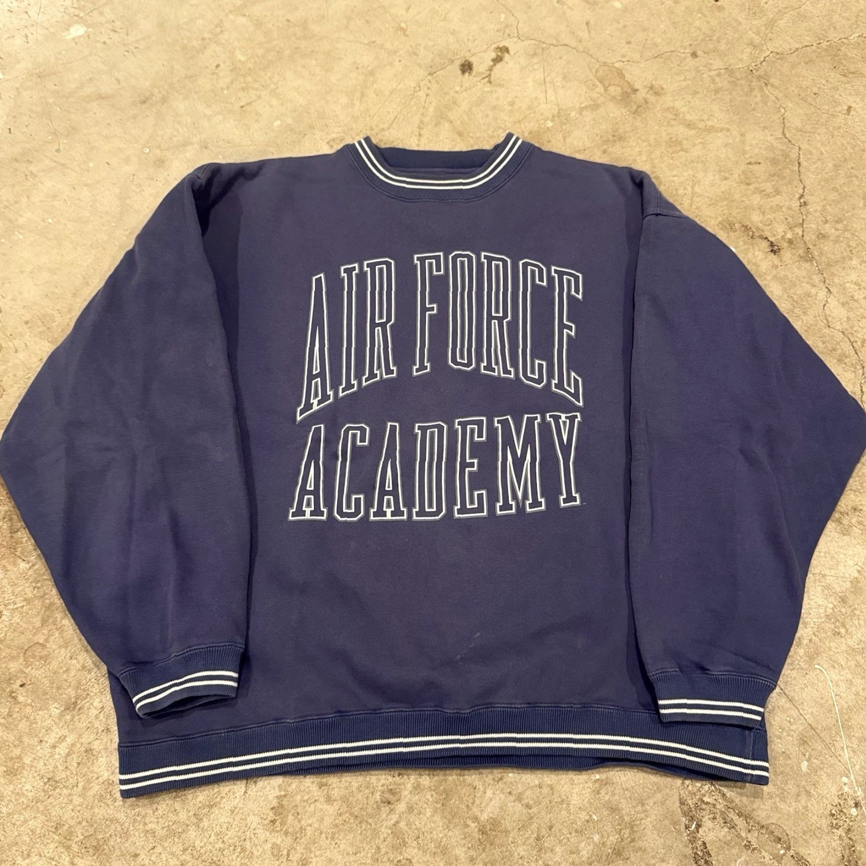 Vintage VINTAGE Air Force Academy Pullover Sweatshirt Men 2XL Blue Cross Gear For Sports Sweatshirt Mens Blue Cross 2XL Vintage Size US XXL / EU 58 / 5 - 2 Thumbnail