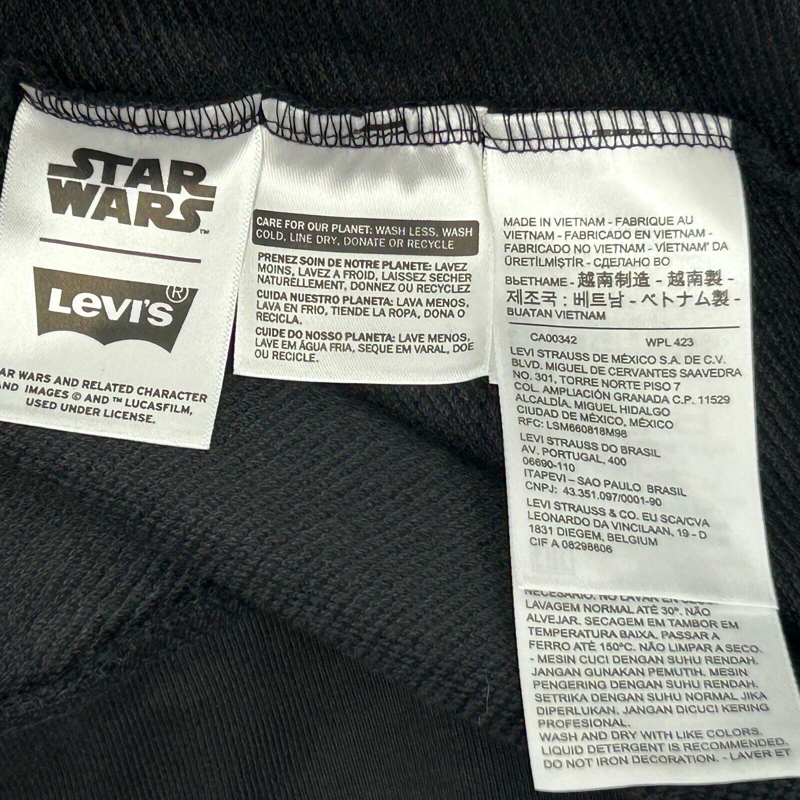 Levi's Levis x Star Wars Darth Vader Hoodie Movie Film L Large Size US L / EU 52-54 / 3 - 13 Thumbnail
