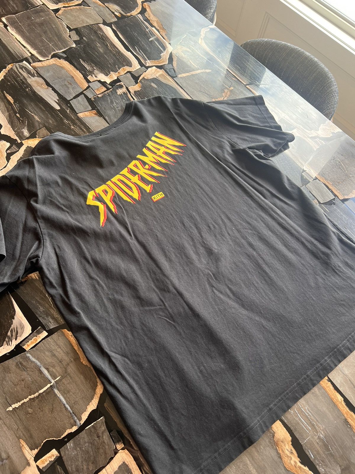 Cheapest Kith spiderman spotlight tee XL