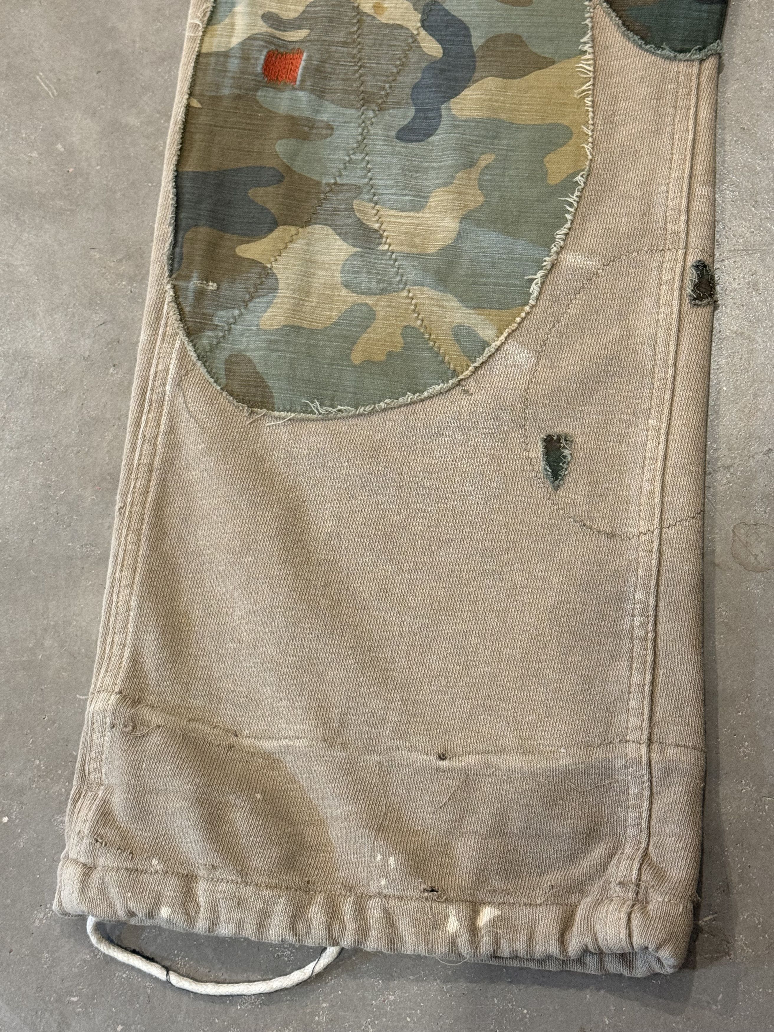 Kapital Kountry Kapital Beige Patchwork Sweatpants Size US 31 - 9 Thumbnail