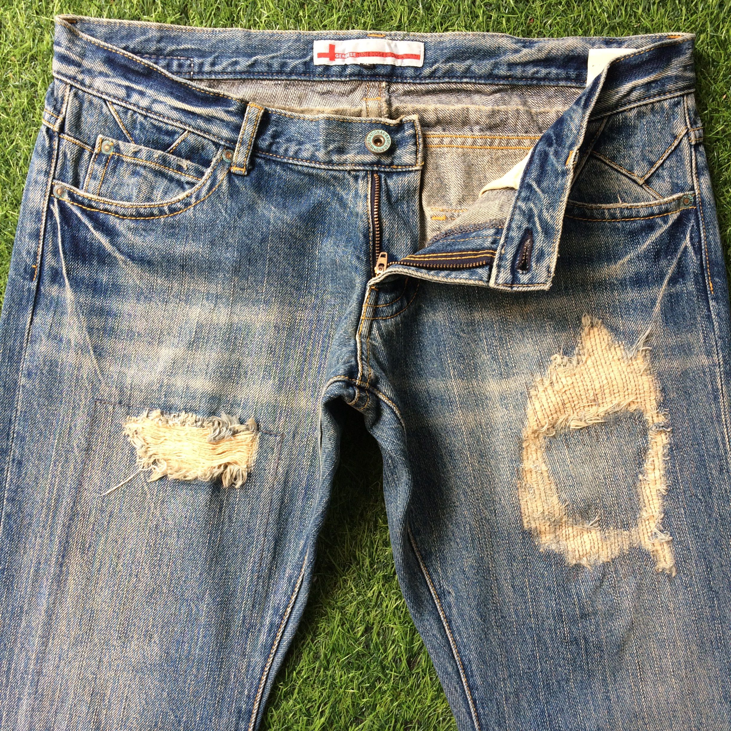 Japanese Brand × Unsound Rags Geneose Low Waist Japanese Bootcut Jeans #D-655 Size US 33 - 3 Thumbnail