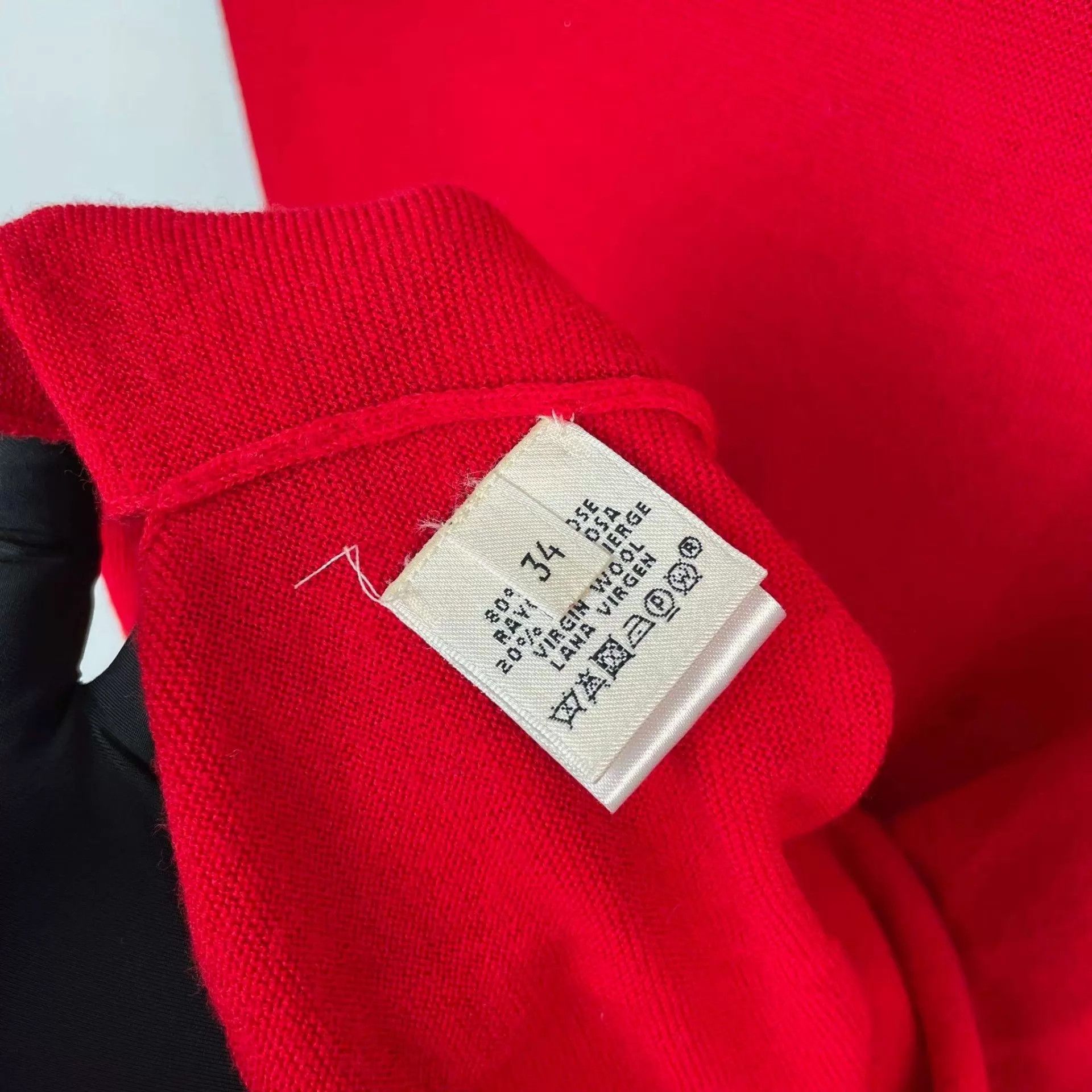 Hermes Hermes Red Long-Sleeve Size 34 Size XS / US 0-2 / IT 36-38 - 4 Thumbnail