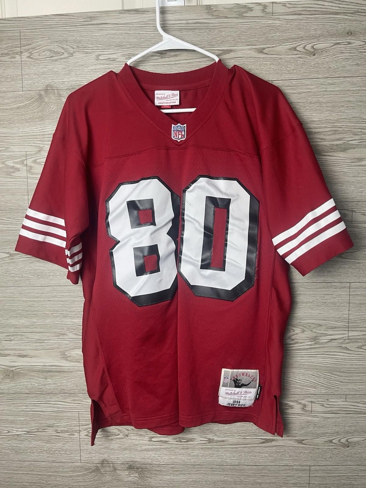 Jerry Rice San Francisco 49ers Mitchell Ness Throwback M