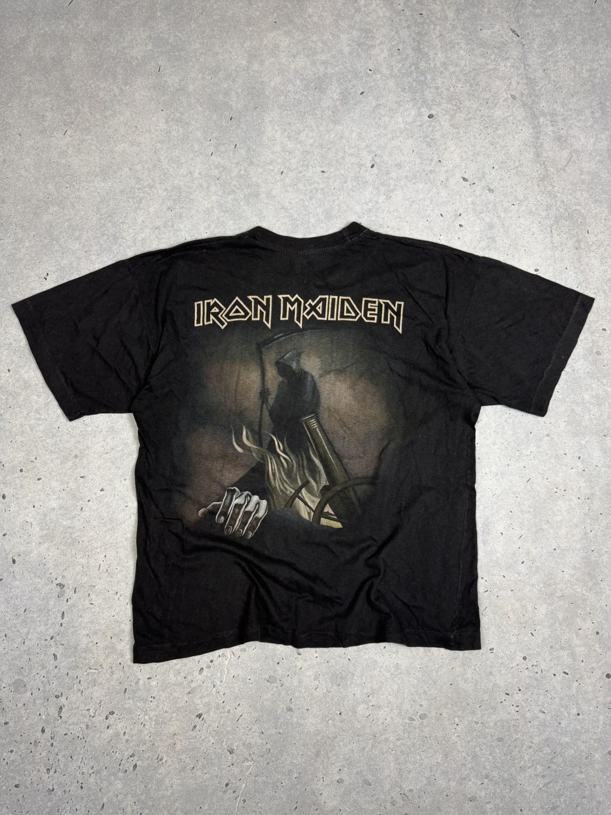 Iron Maiden 90s Iron Maiden The Troopers Single Stitch Vintage Tee Size US M / EU 48-50 / 2 - 2 Thumbnail