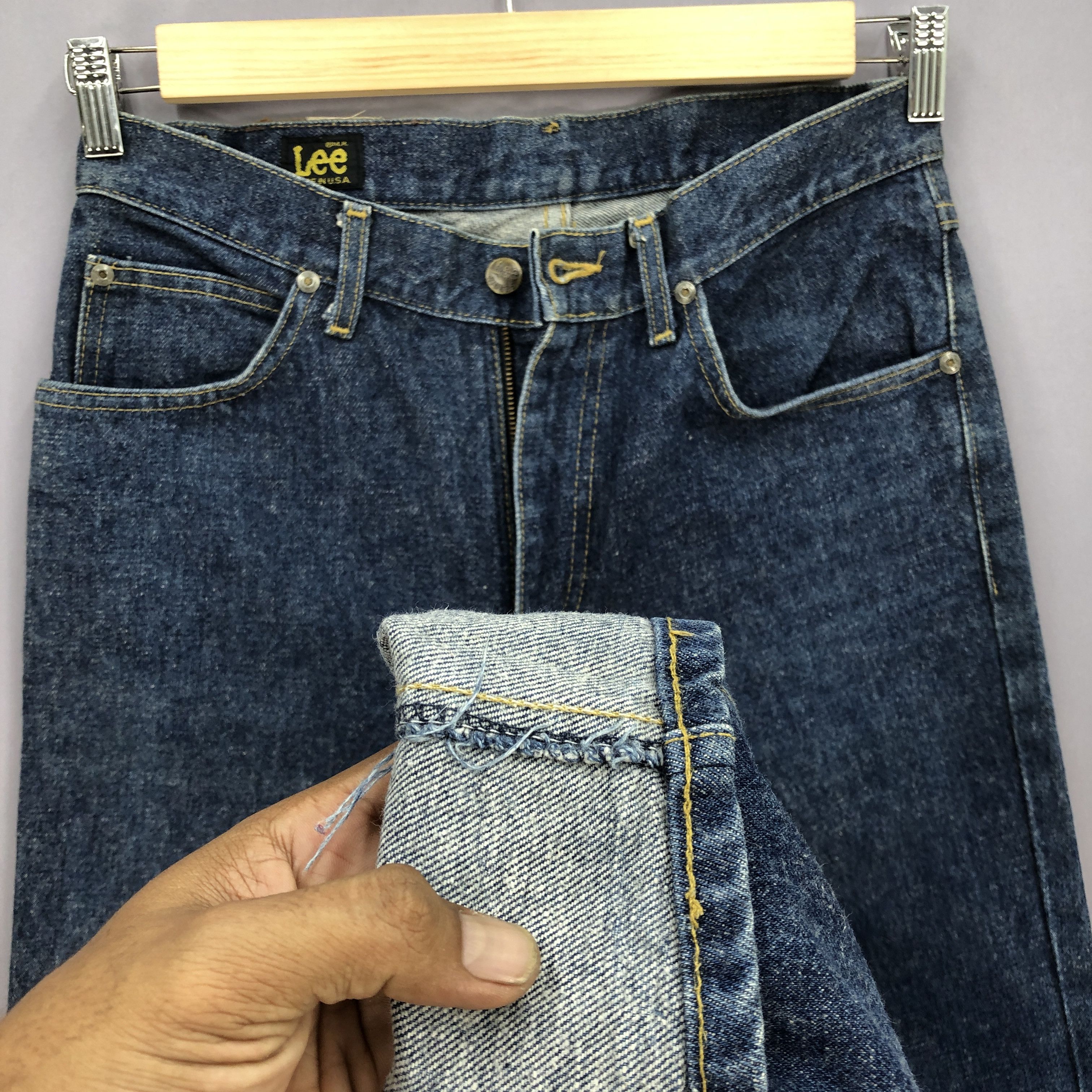 Lee Vintage Lee Stonewash Jeans Lee Made in USA Denim Size US 30 / EU 46 - 8 Thumbnail